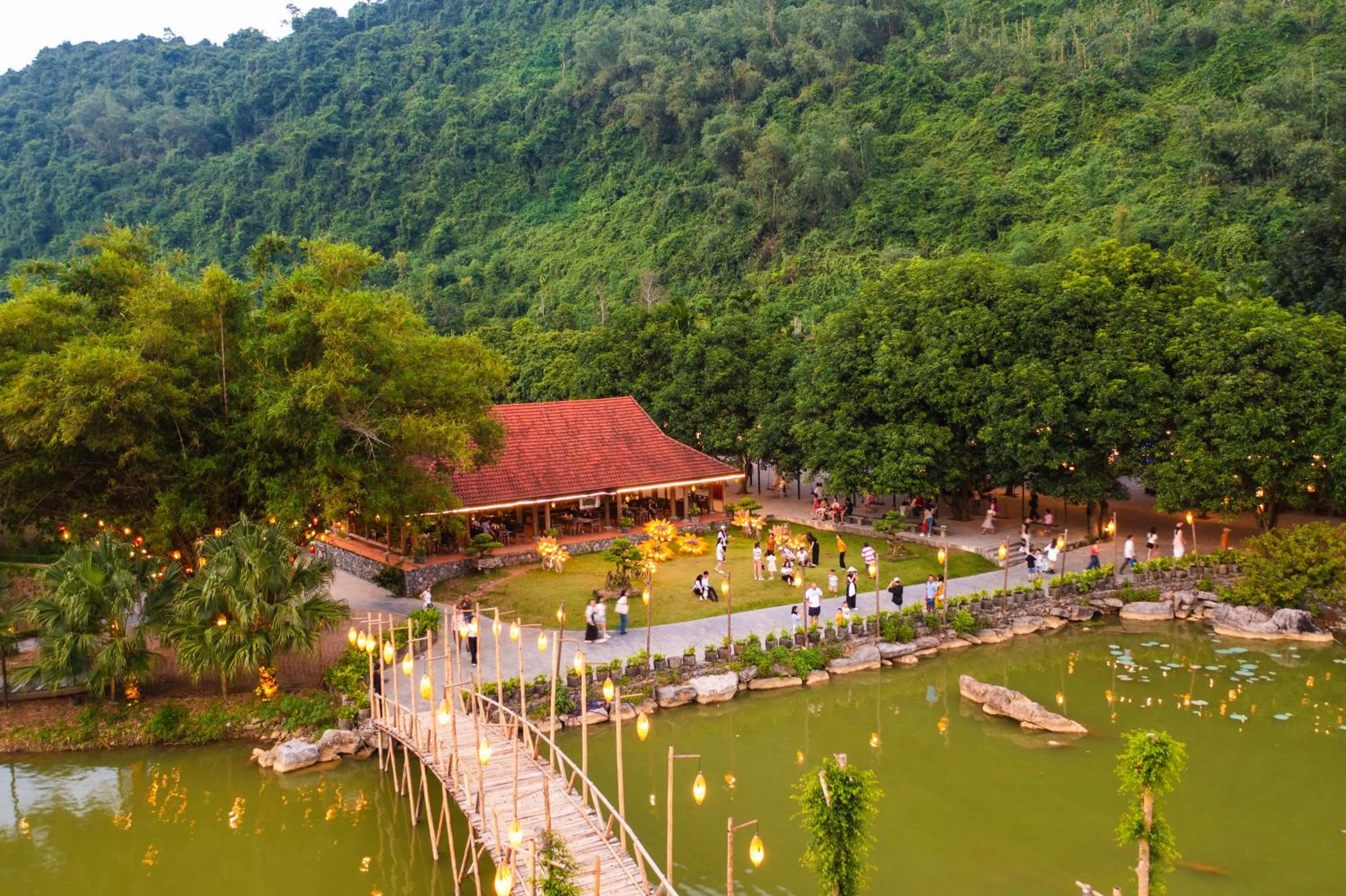 Natural landscape in Thung Nham Resort