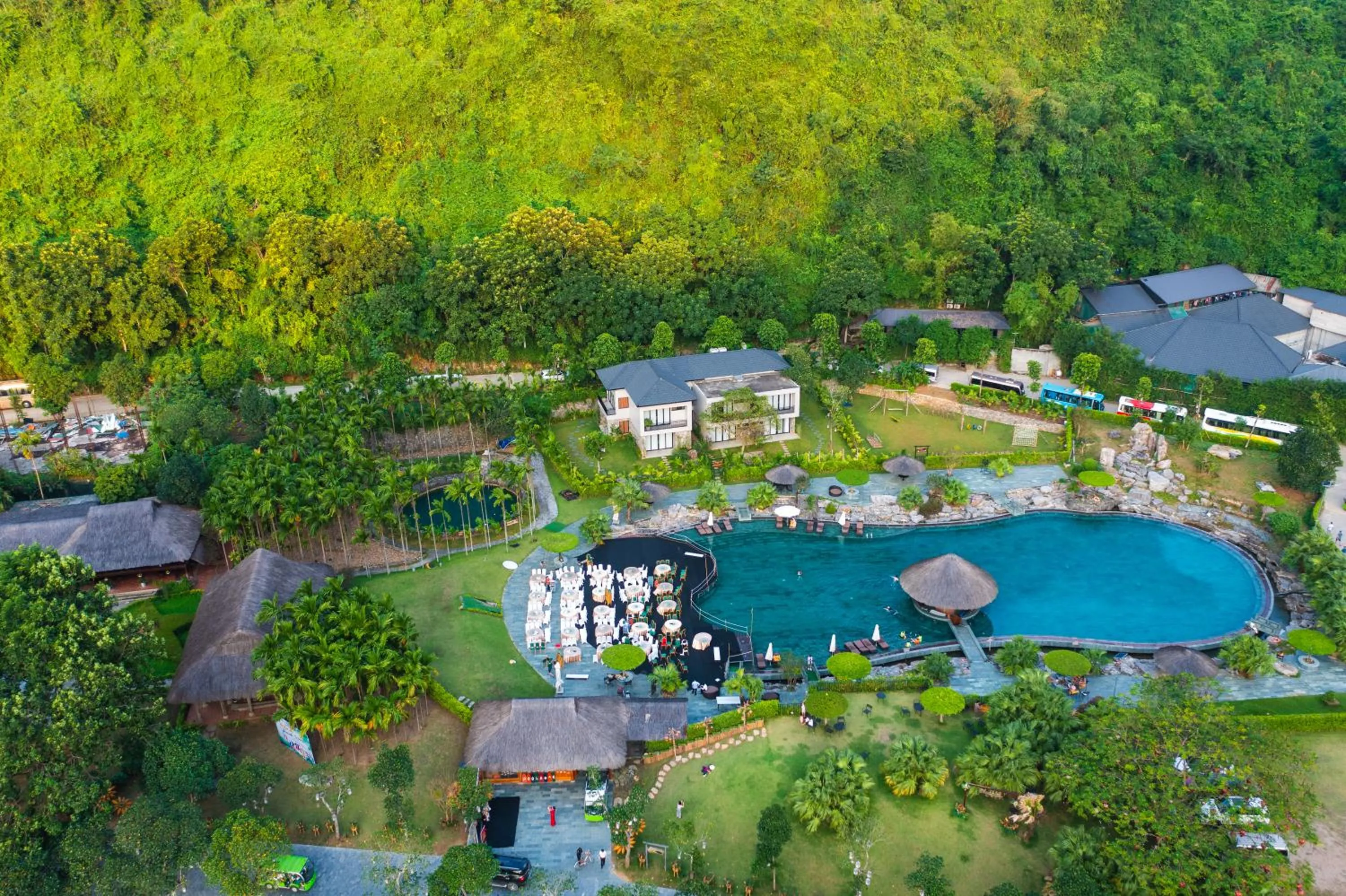 Natural landscape in Thung Nham Resort