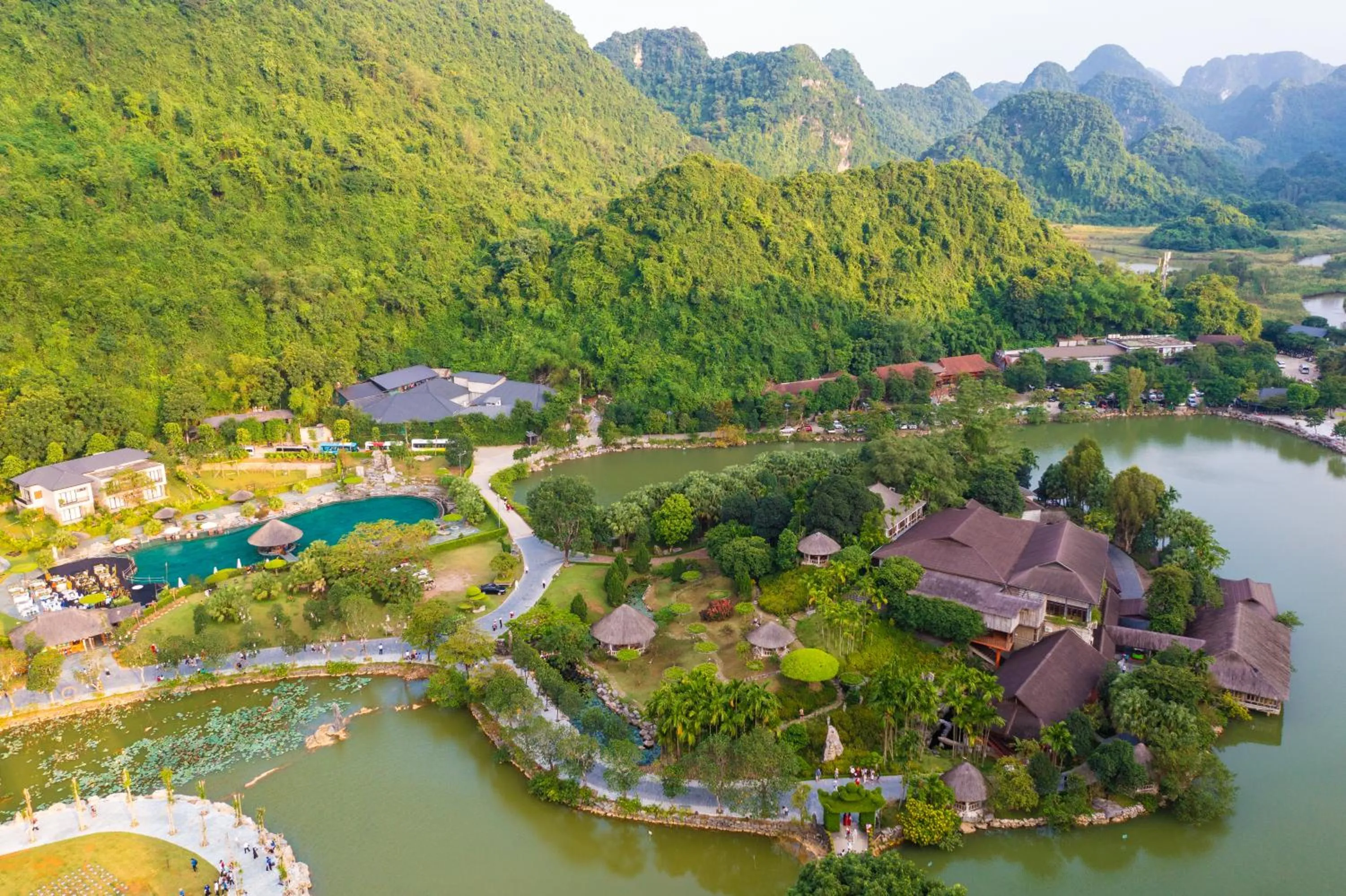Natural landscape in Thung Nham Resort