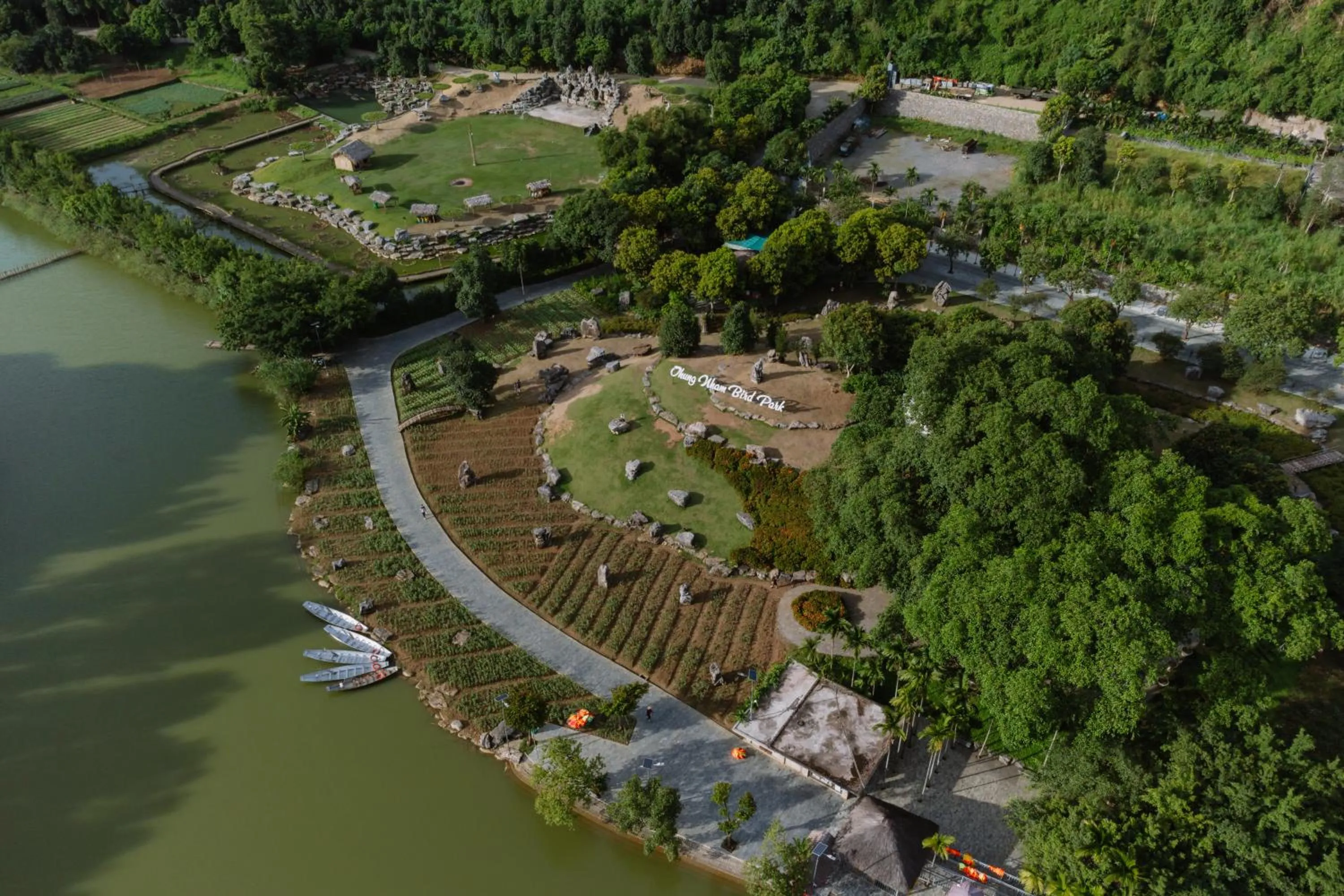 Natural landscape in Thung Nham Resort