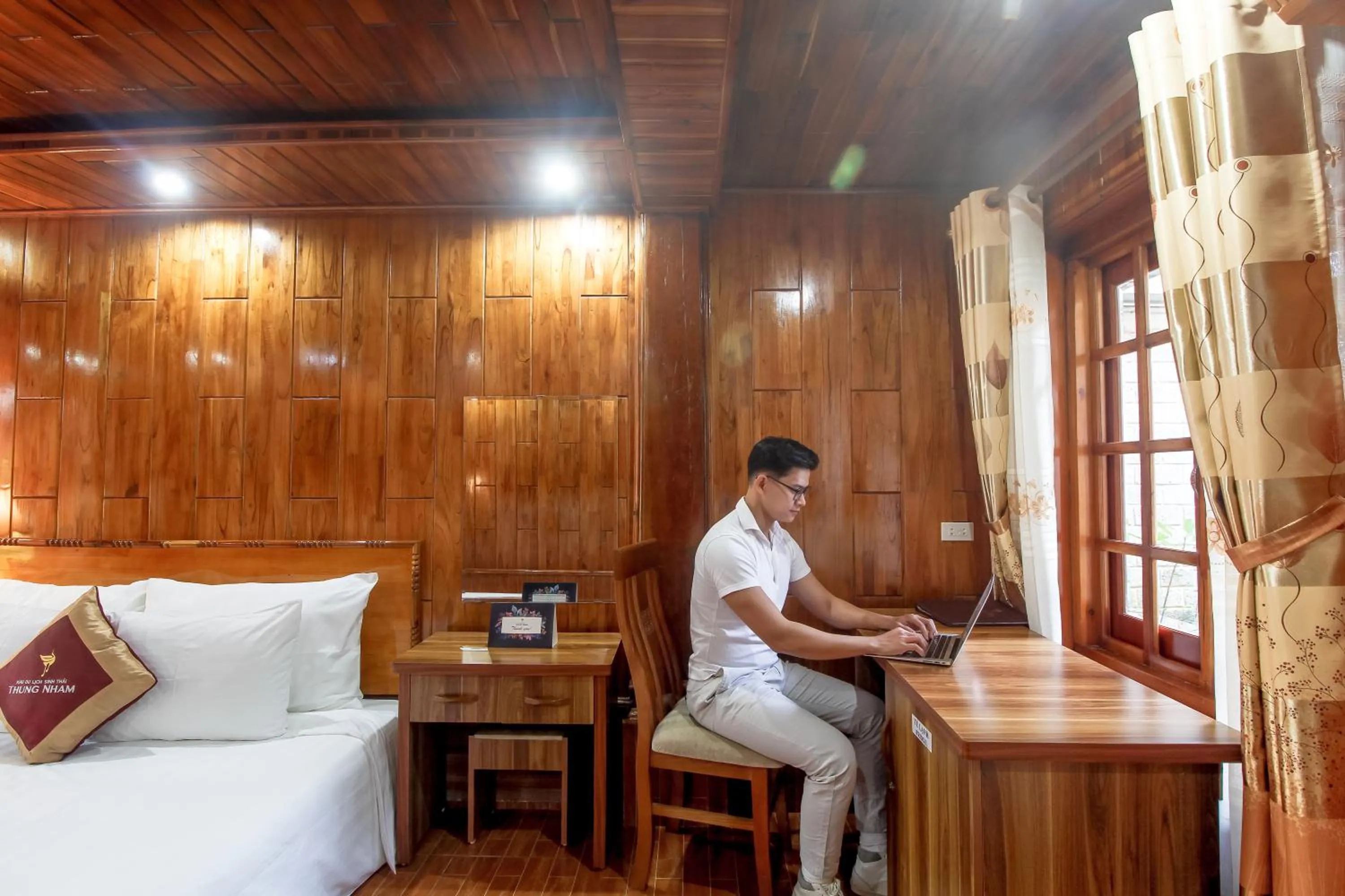 Bedroom in Thung Nham Resort