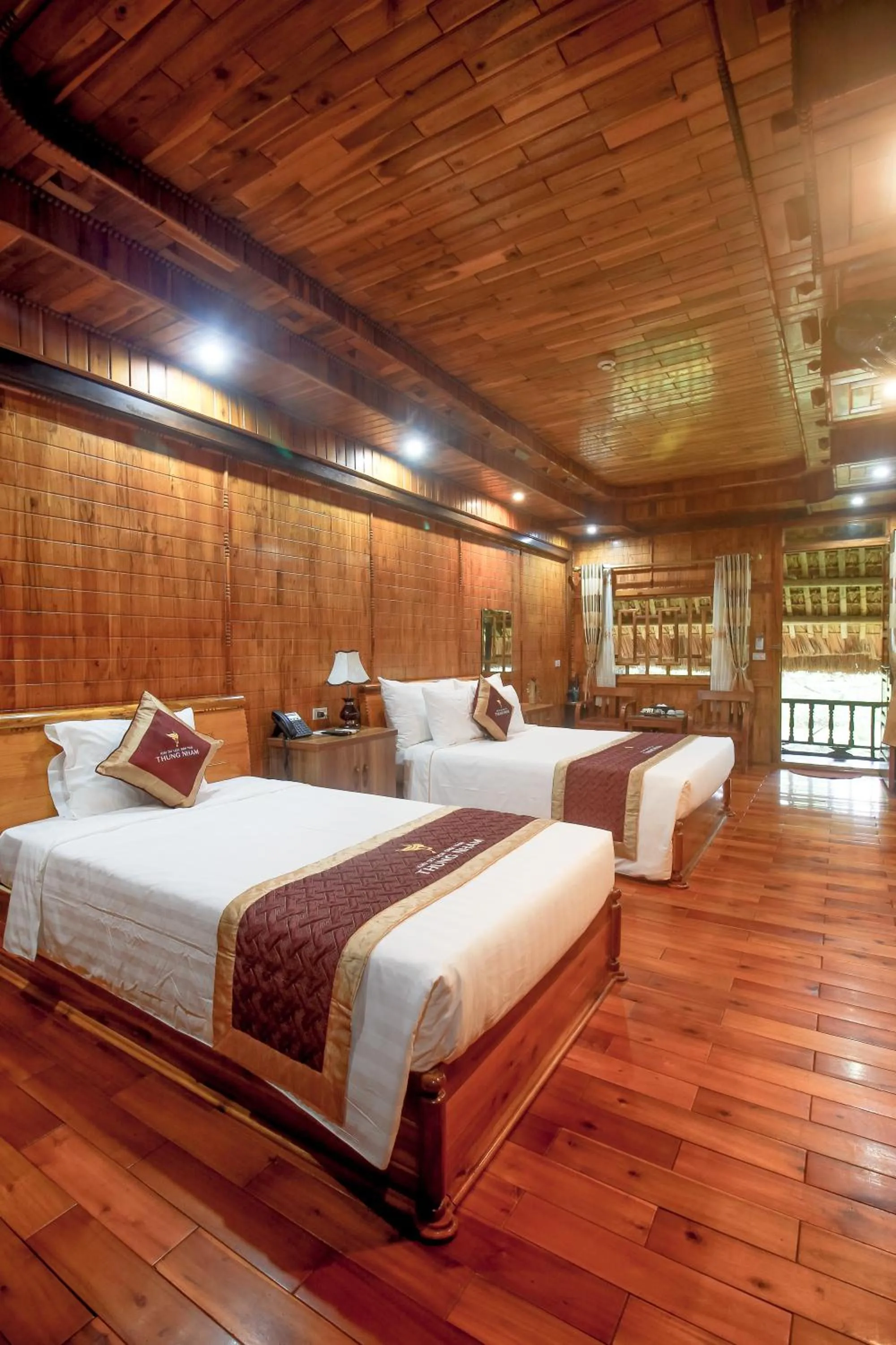 Bedroom, Bed in Thung Nham Resort