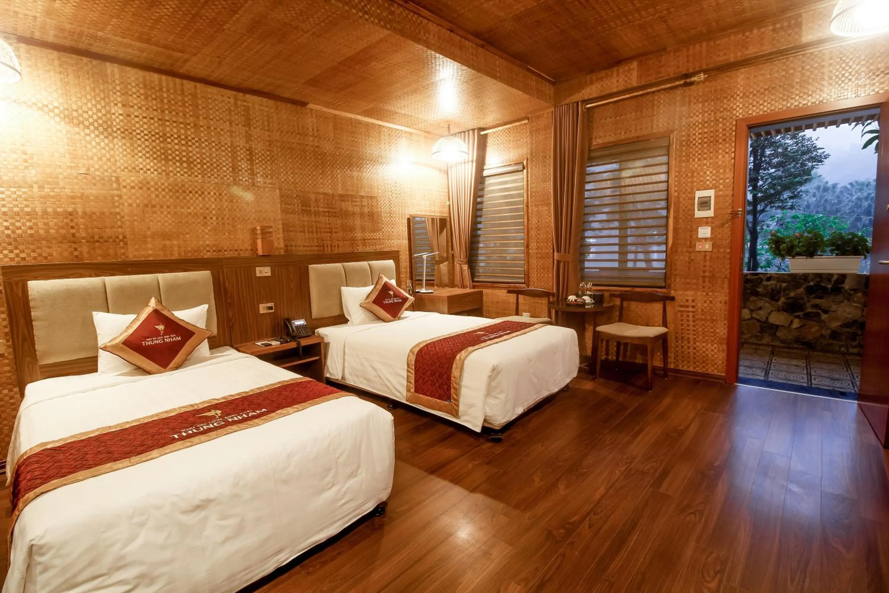 Bedroom, Bed in Thung Nham Resort