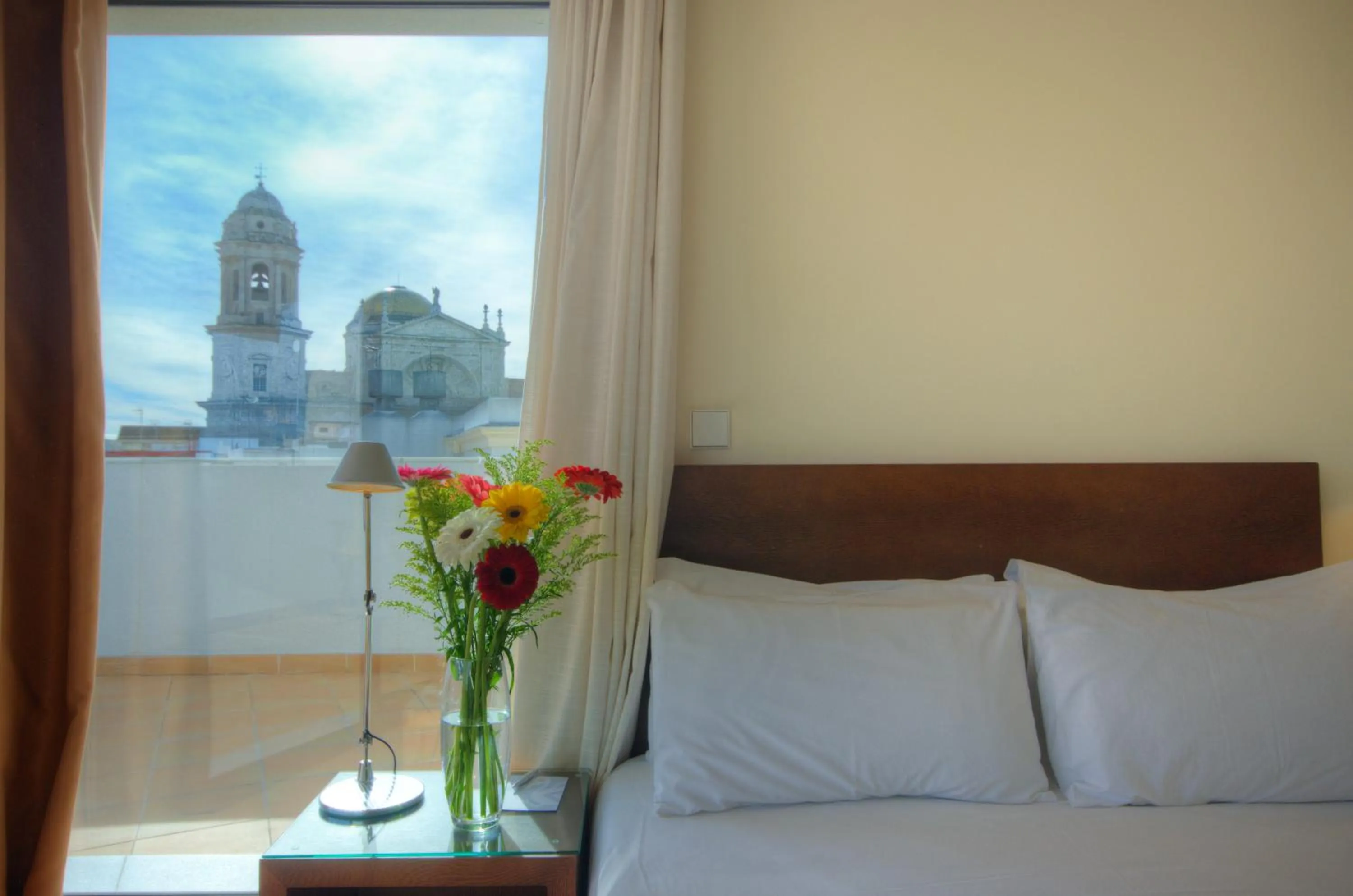 Bed in Hotel Apartamentos Patagonia Sur