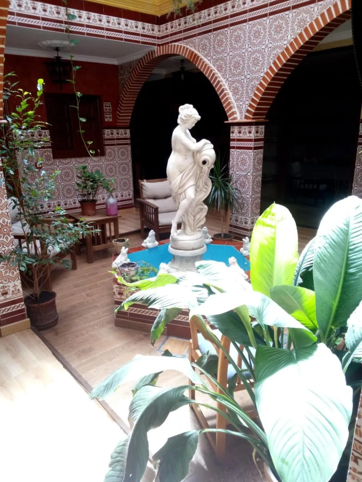 Patio in Hotel Esmeralda