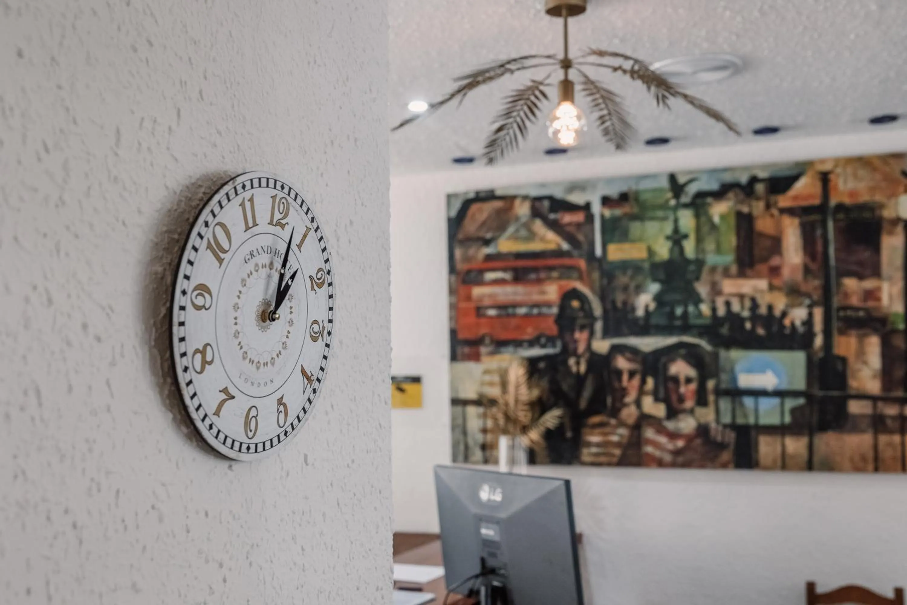 Lobby or reception in Hotel Apartamentos Londres La Manga