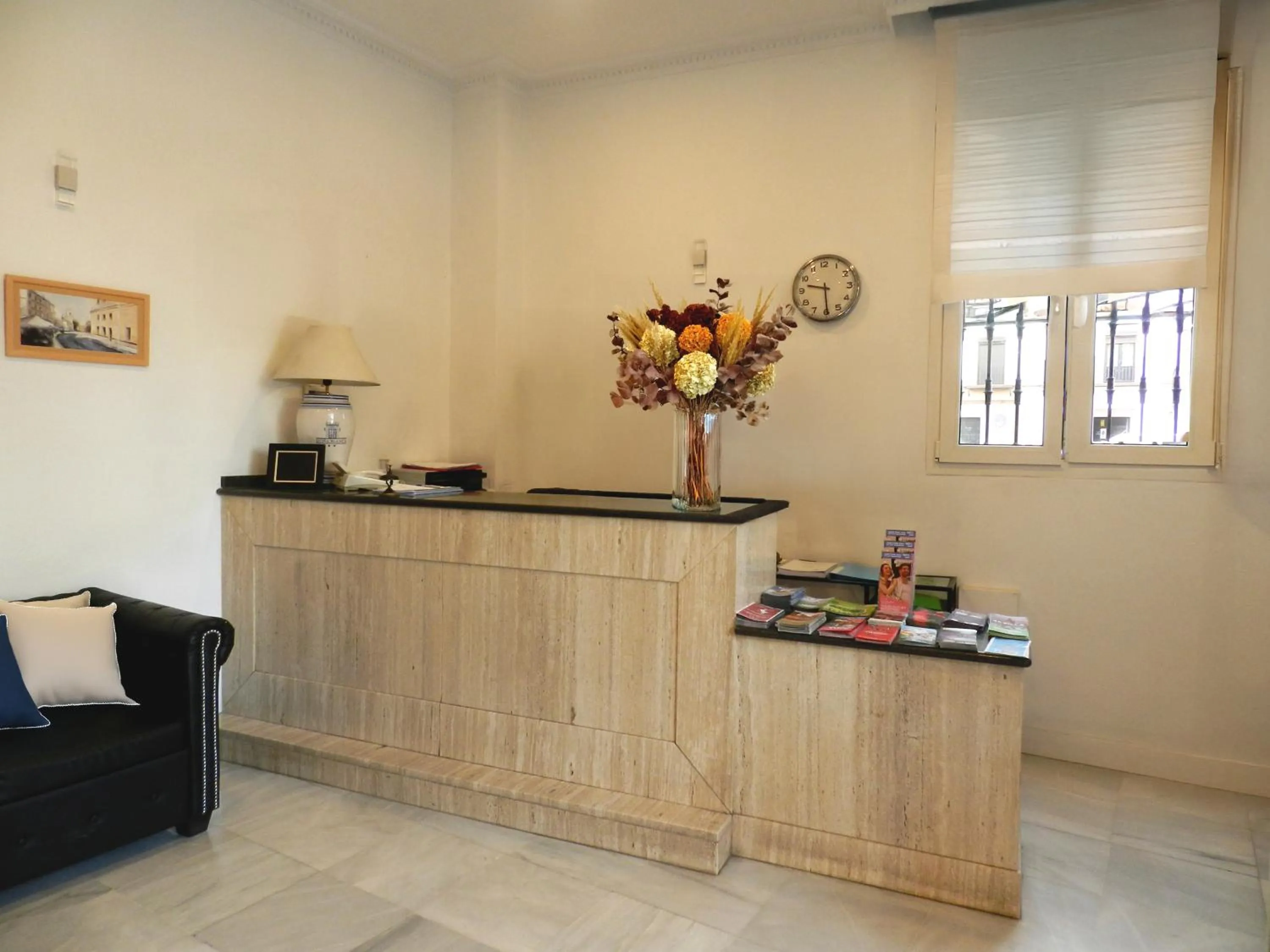 Lobby or reception in Hotel Doña Blanca