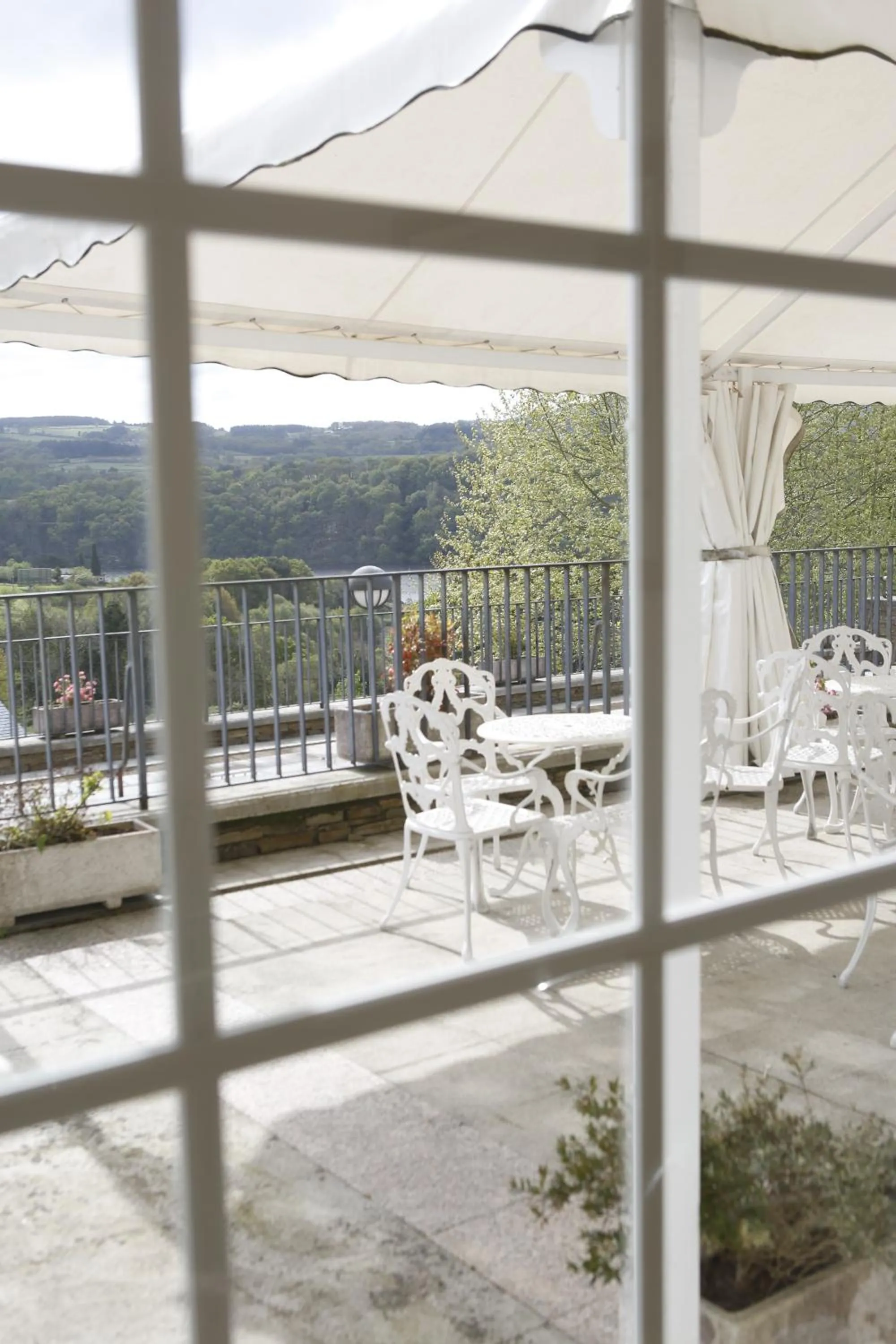 Balcony/Terrace in Pousada de Portomarín
