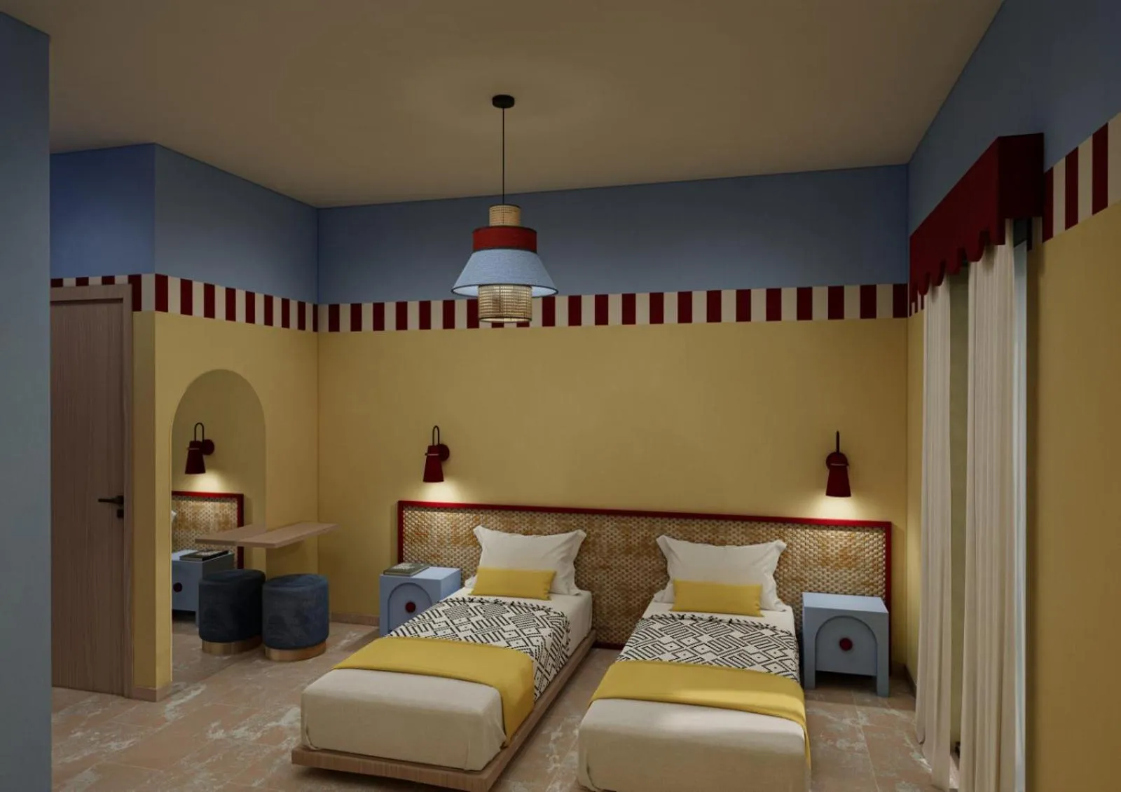 Bed in Memories Apartments - Explore & Recharge