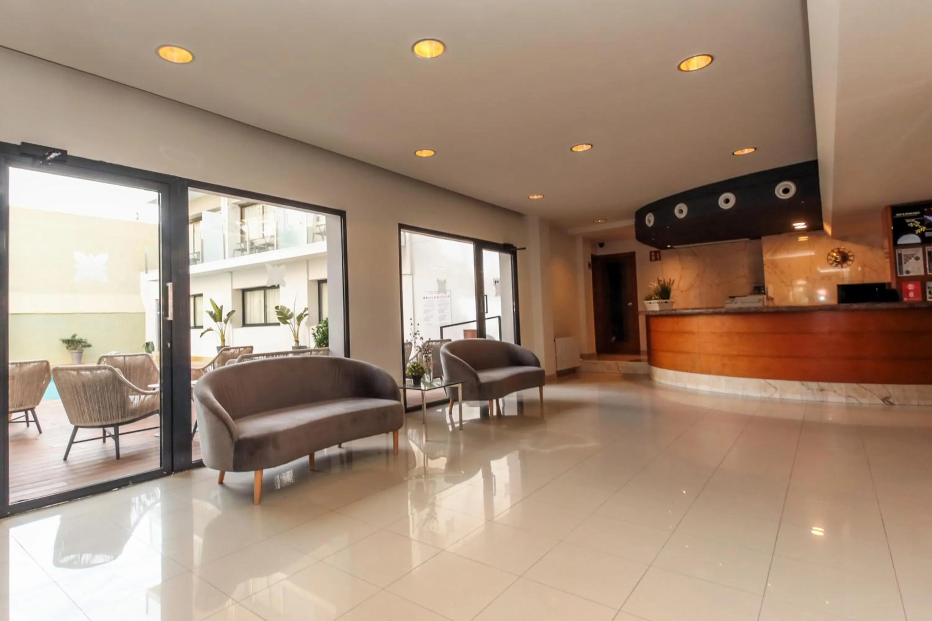 Lobby or reception in Hotel Lauria