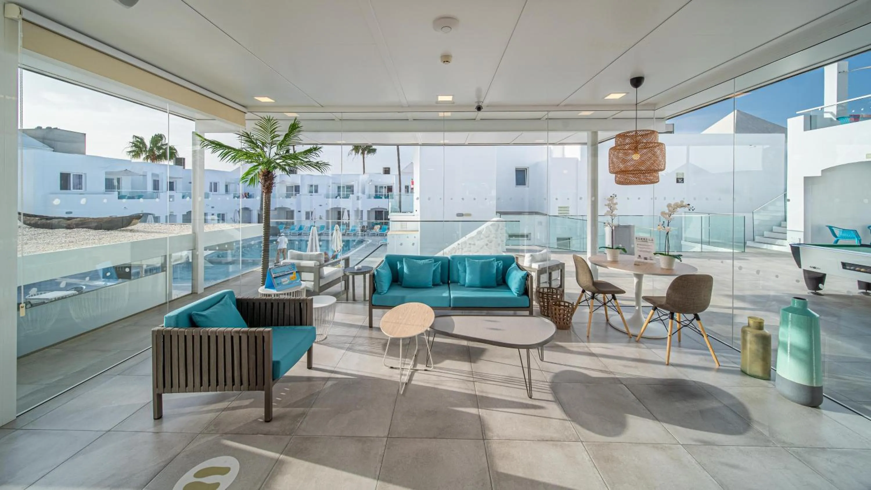 Lobby or reception in Guinate Club Apartamentos