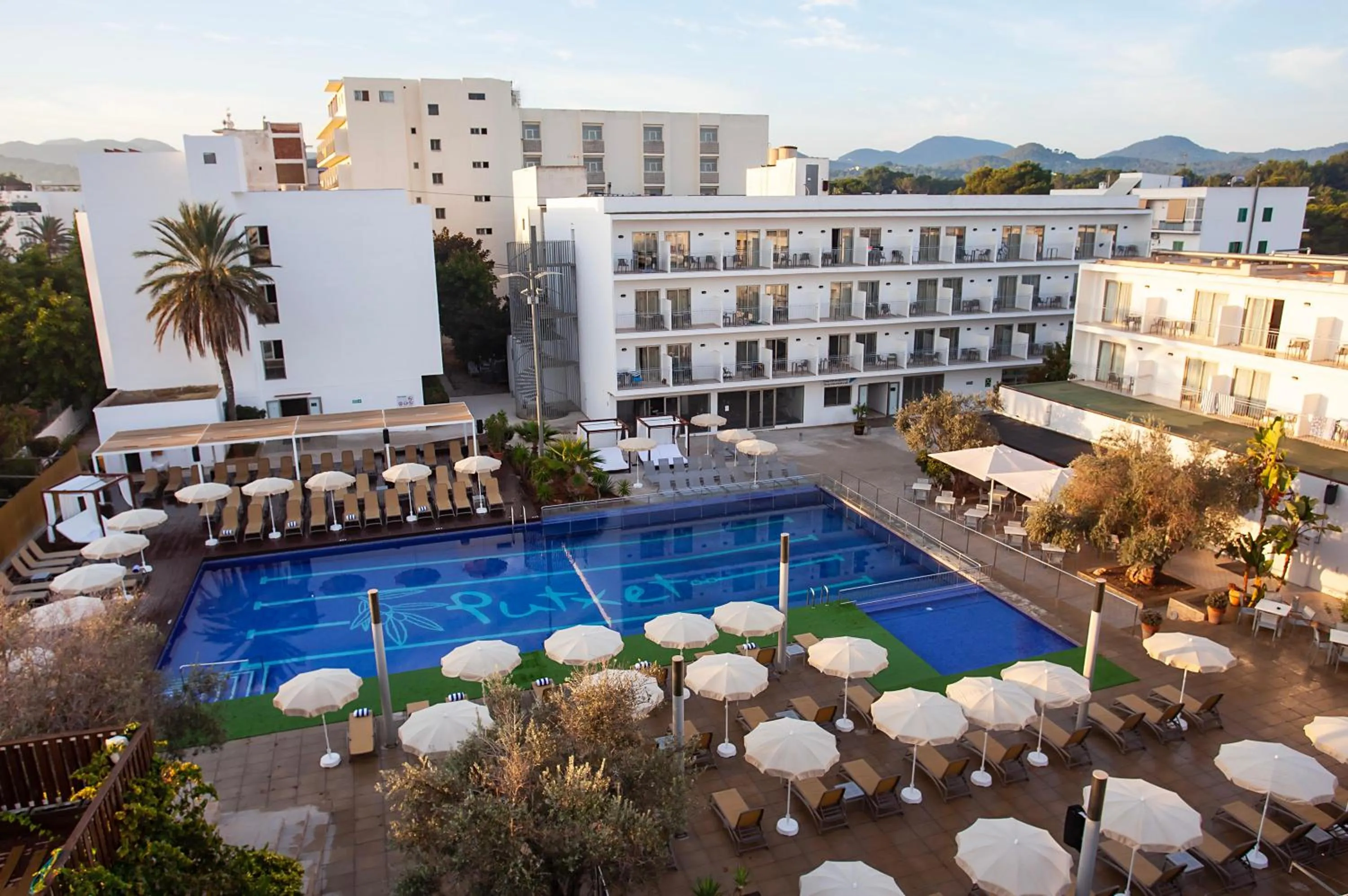 Swimming pool in Hotel Puchet Ibiza