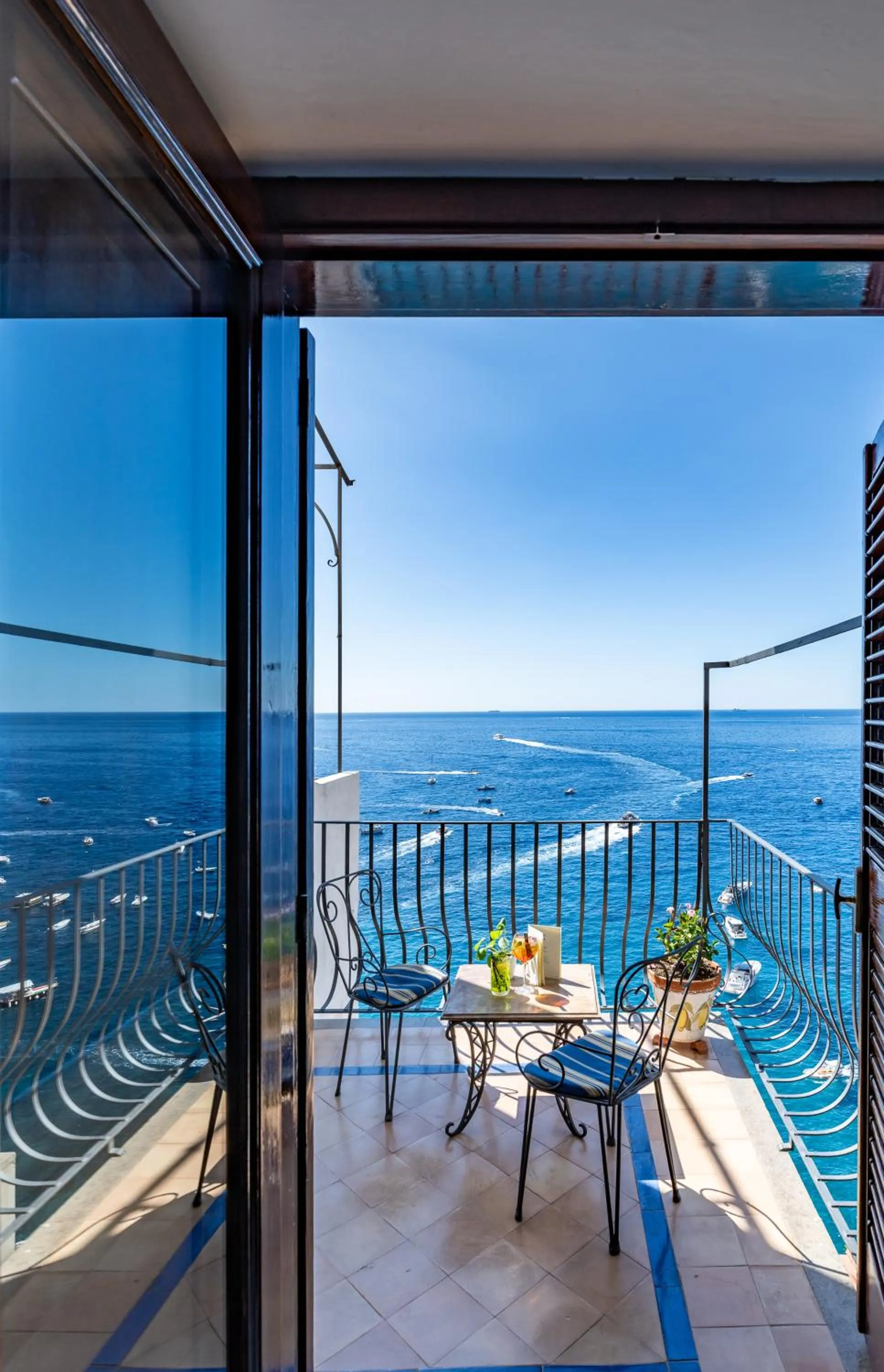 Balcony/Terrace in Albergo Miramare Positano