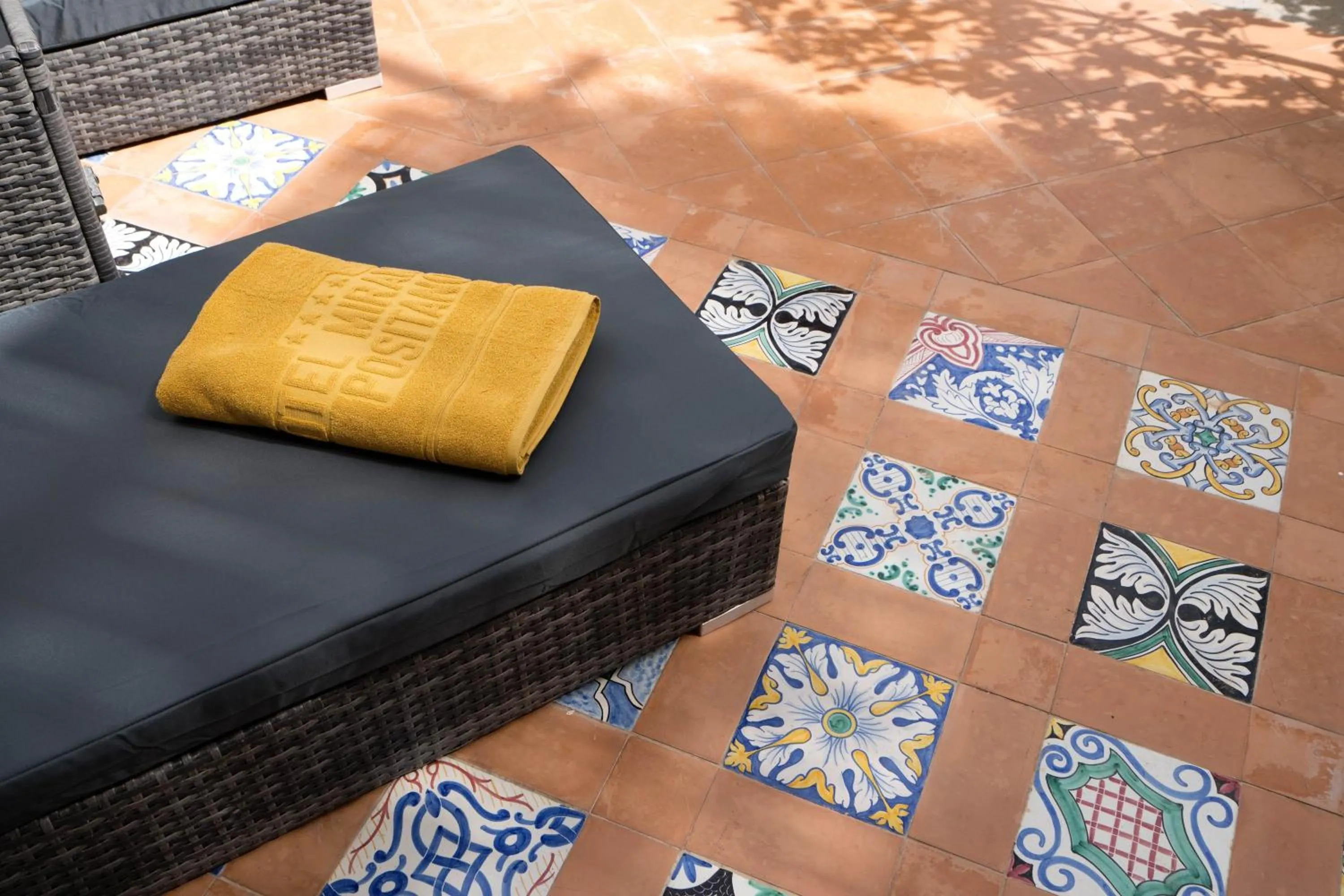 Decorative detail in Albergo Miramare Positano