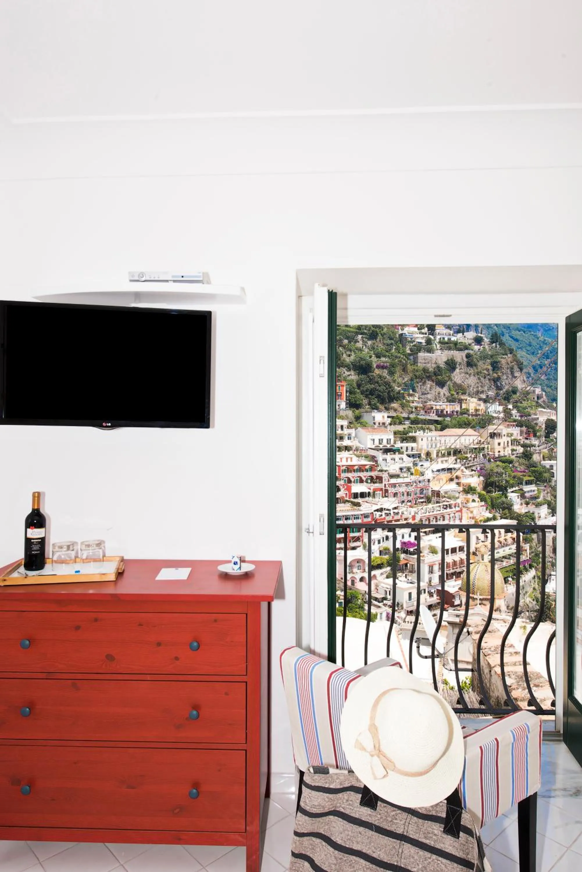 Balcony/Terrace in Albergo Miramare Positano