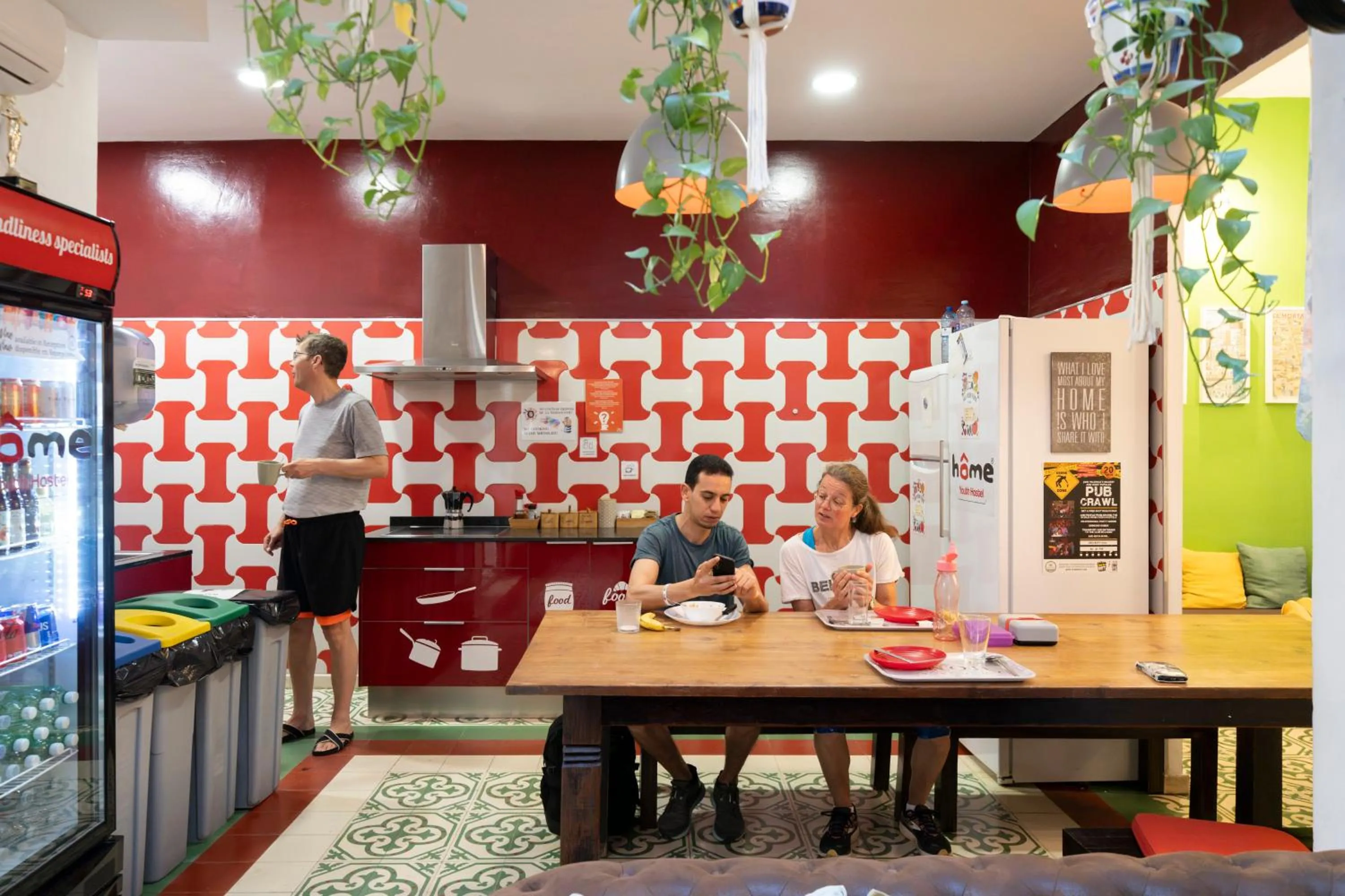 People in Home Youth Hostel by Feetup Hostels