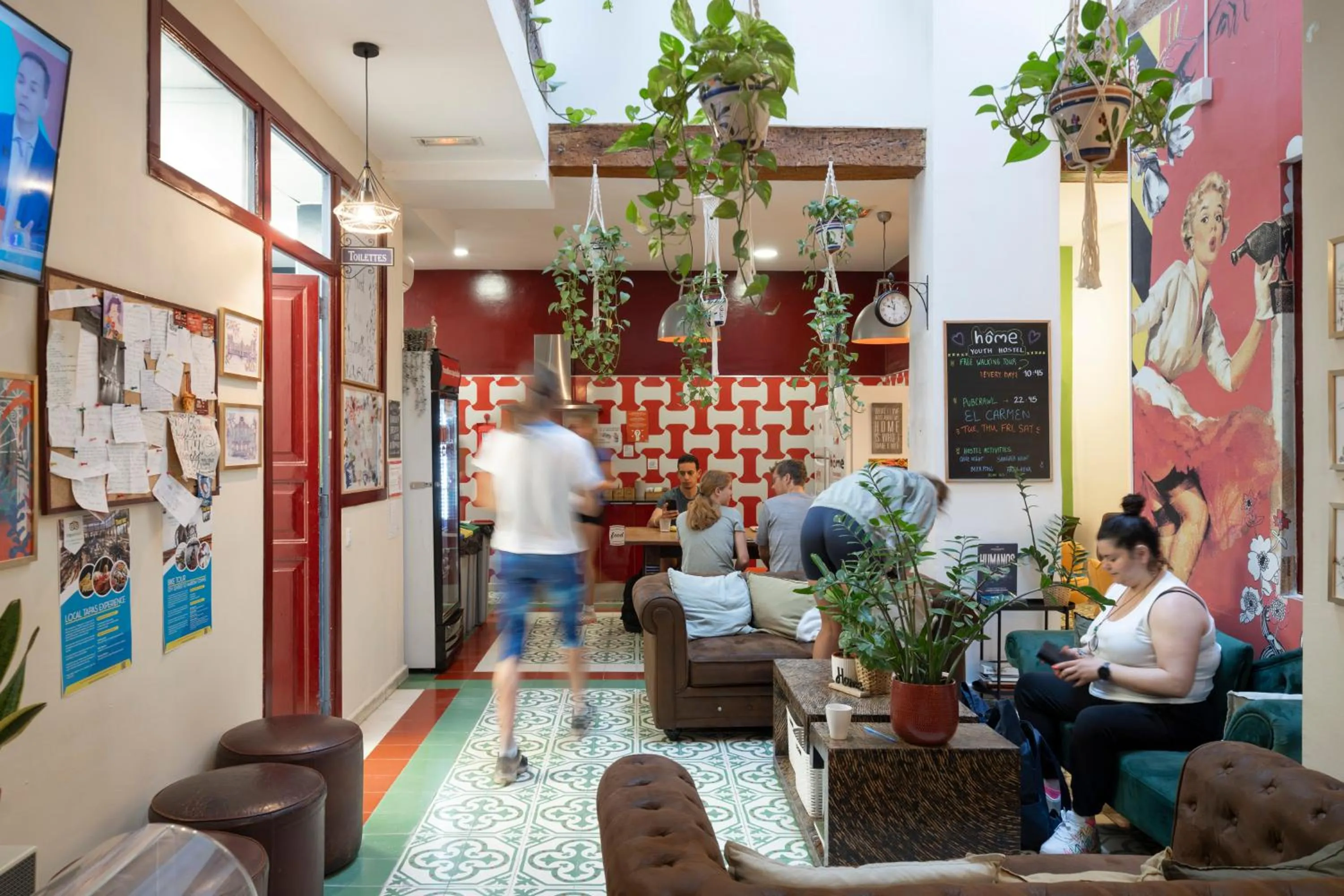 People in Home Youth Hostel by Feetup Hostels