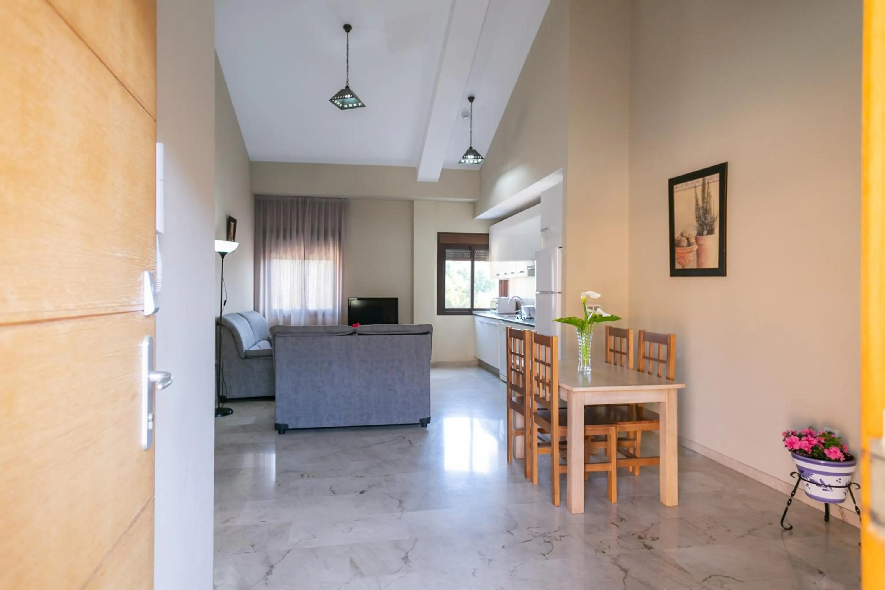 Seating area in Apartamentos Turísticos La Castilleja