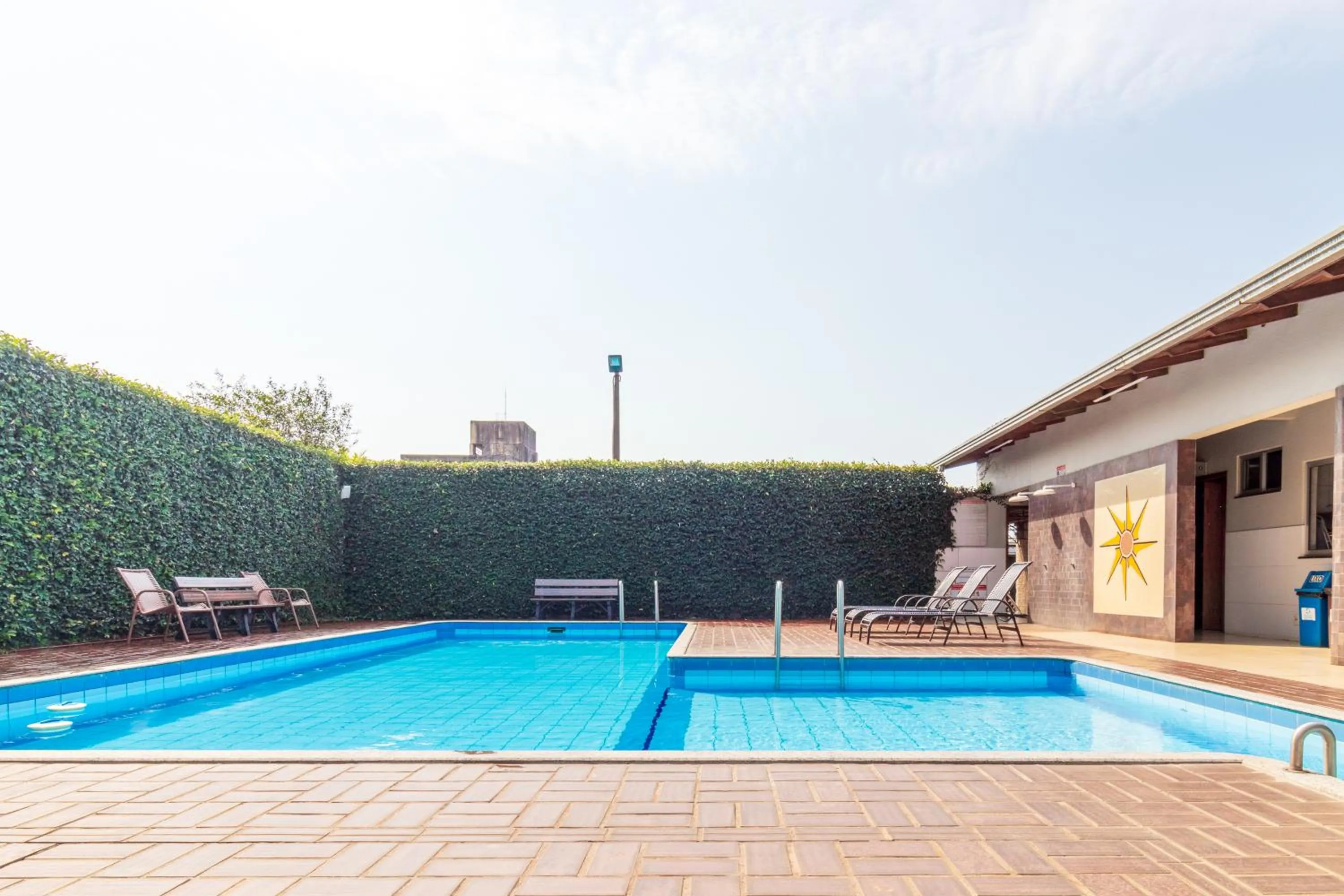 Swimming pool in Luz Hotel by Castelo Itaipava