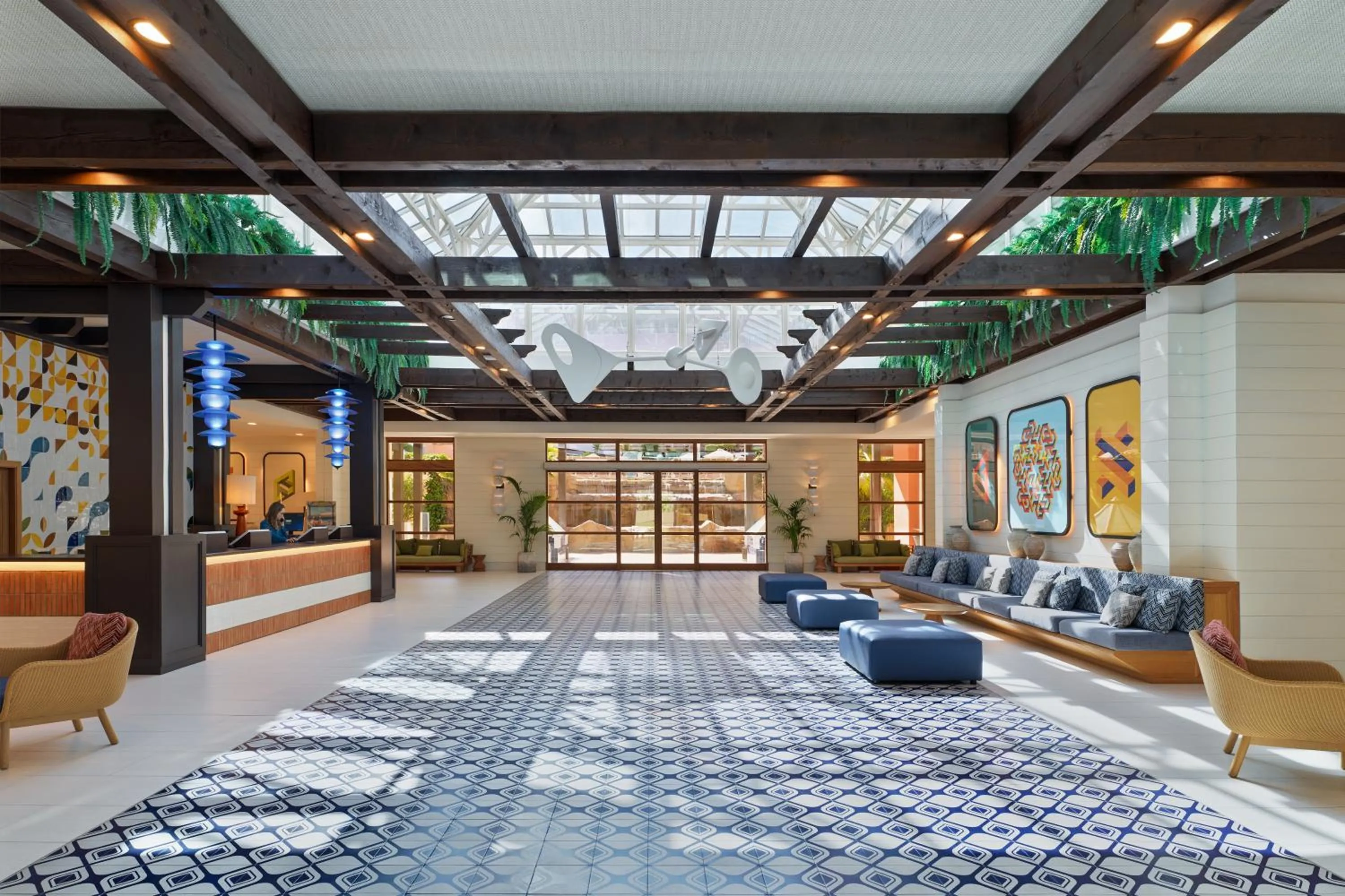 Lobby or reception in H10 Mediterranean Village