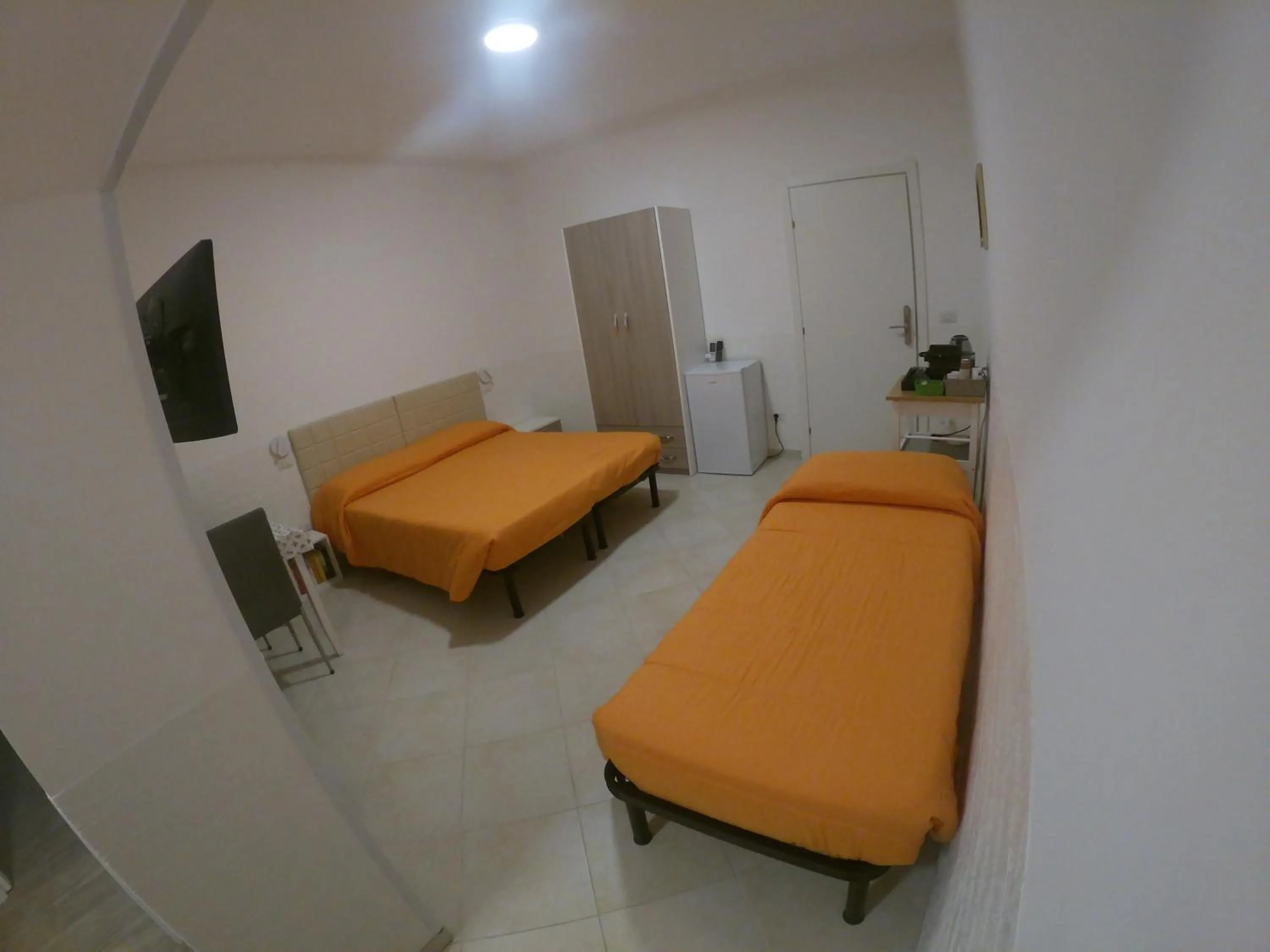 Bedroom, Bed in B&B Ostello Villafranca