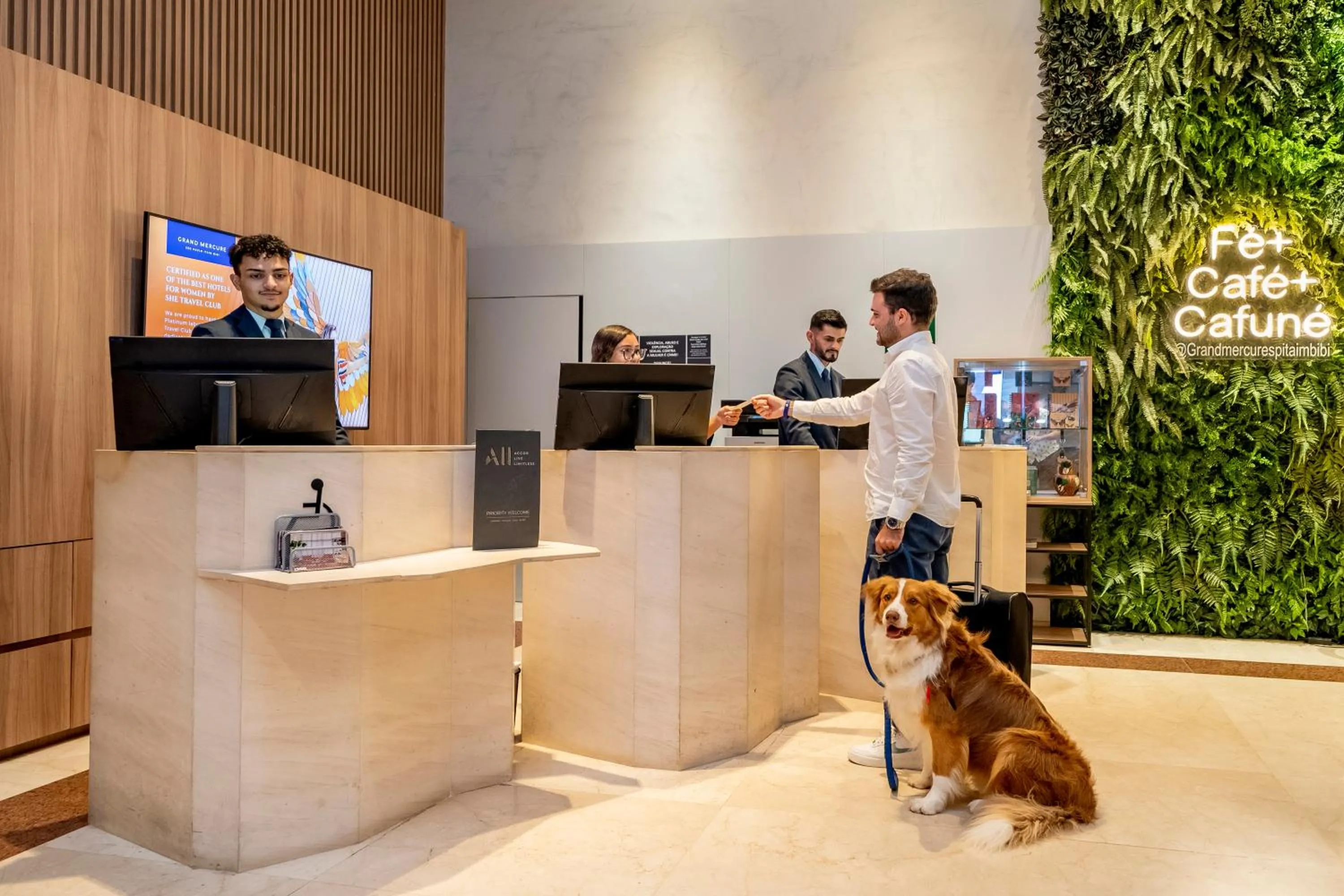 Lobby or reception in Grand Mercure SP Itaim Bibi