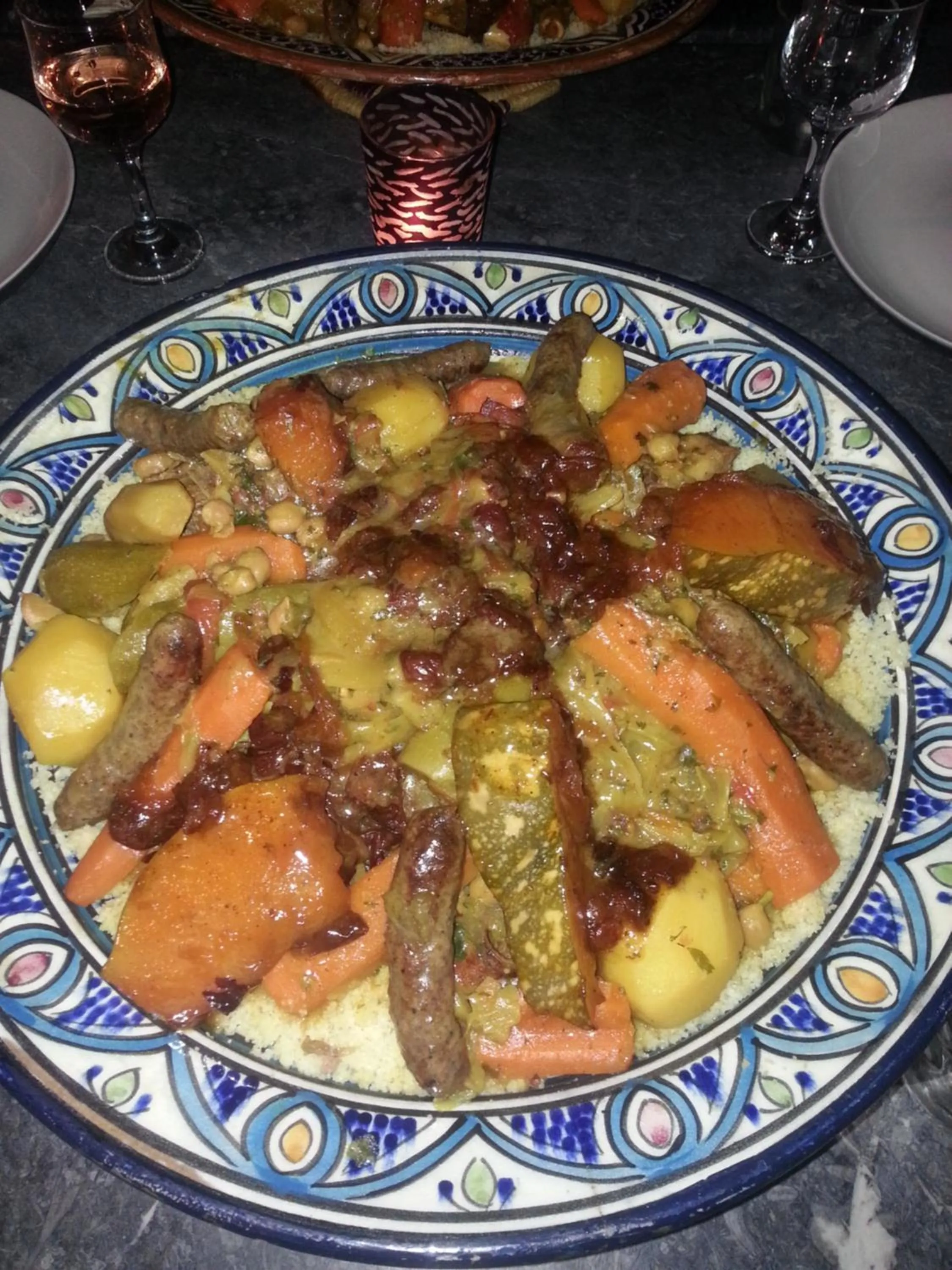 Dinner in Les Bains de Fez Tara