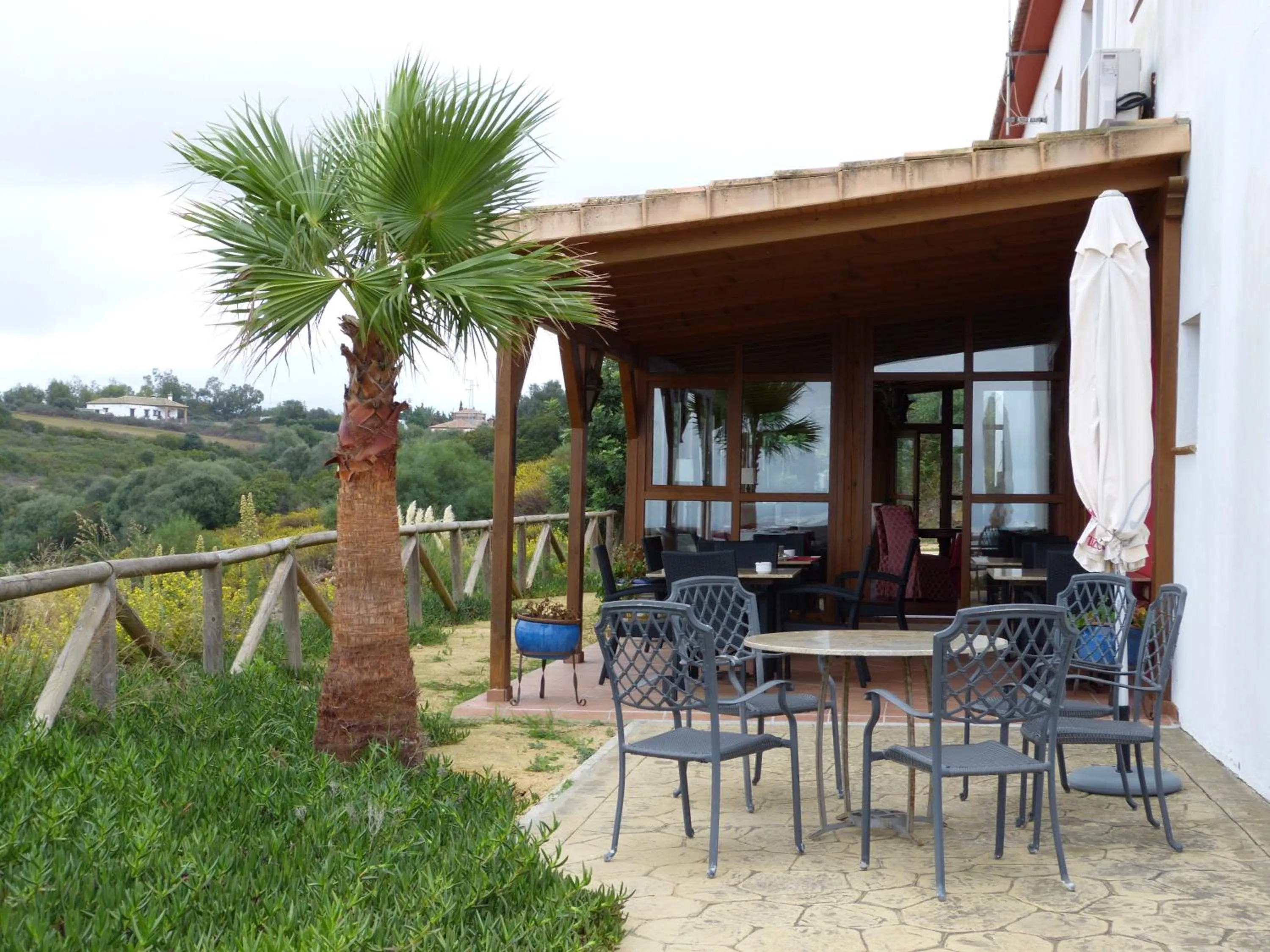 Patio in Hotel Sindhura