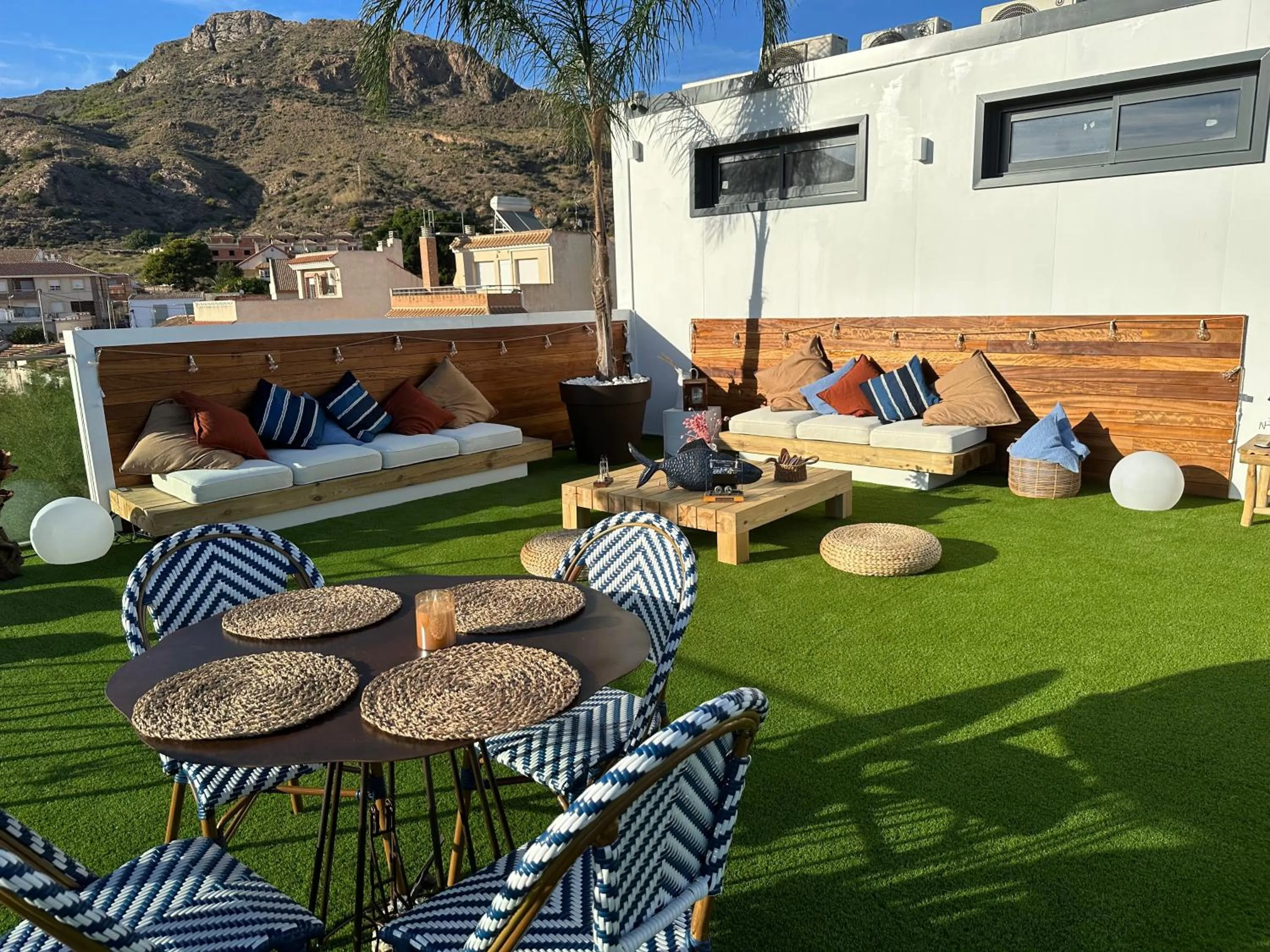Balcony/Terrace in Hotel Portmán