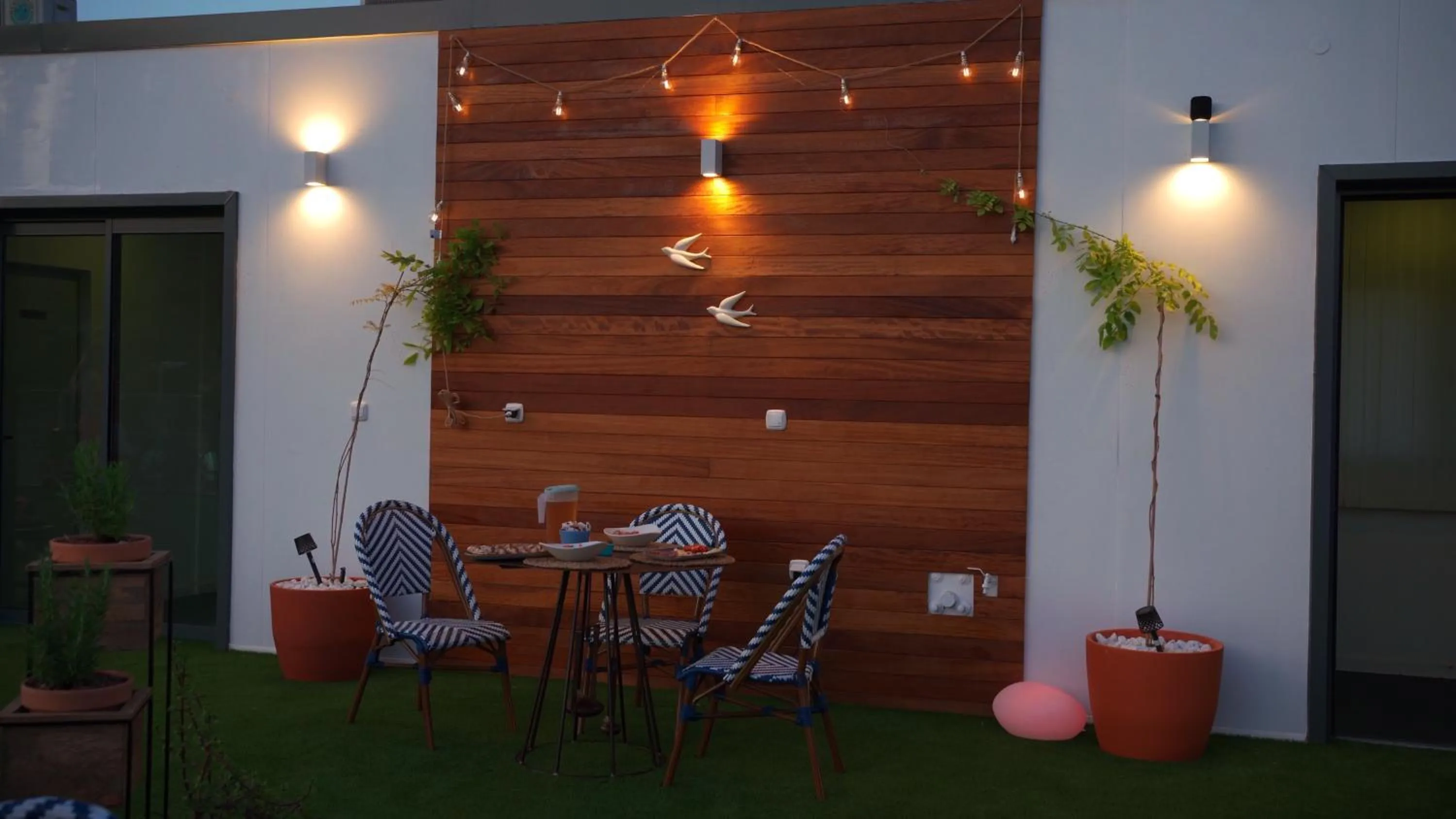 Patio in Hotel Portmán