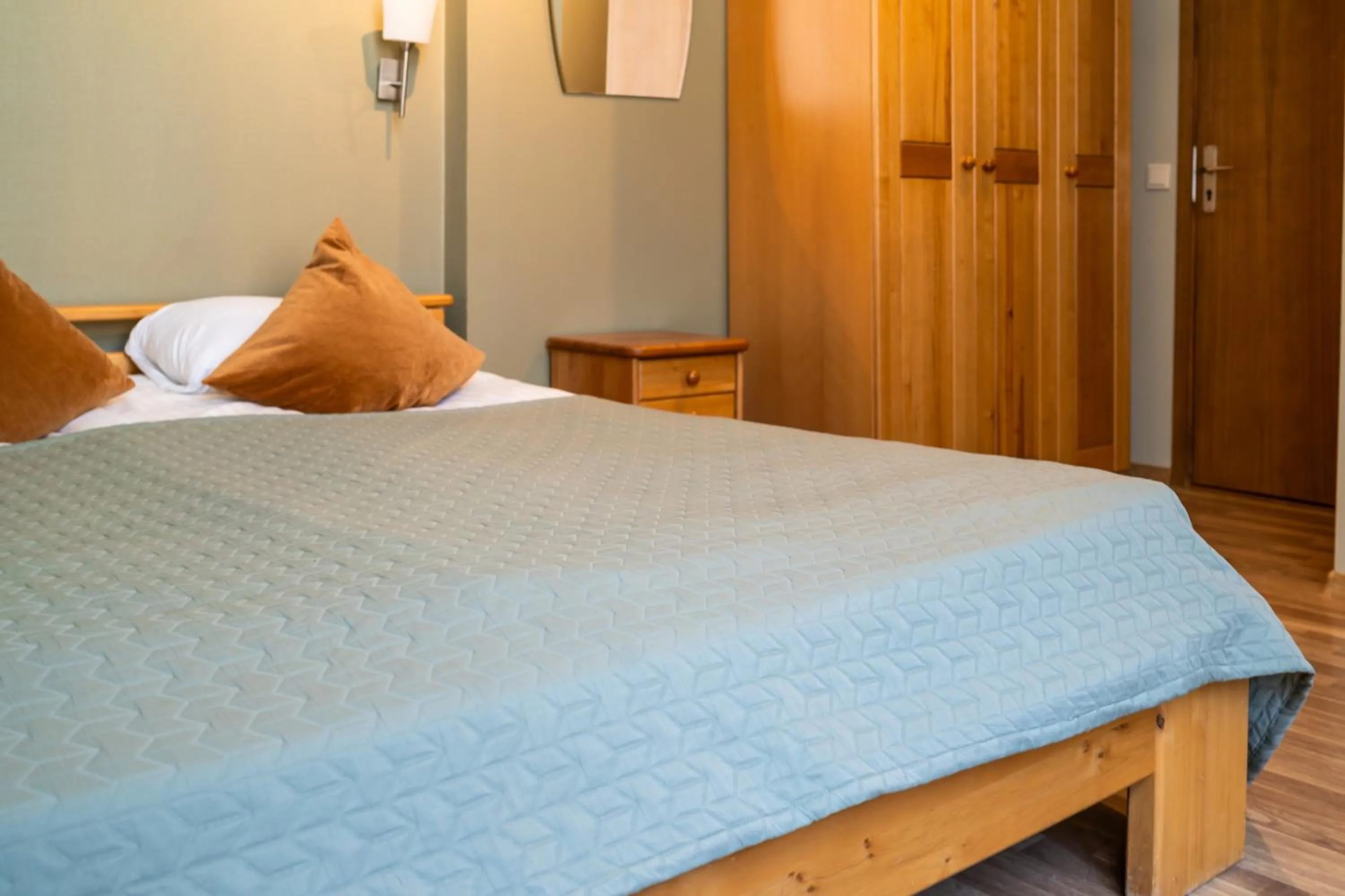 Bed in Apartamenti Kurshi