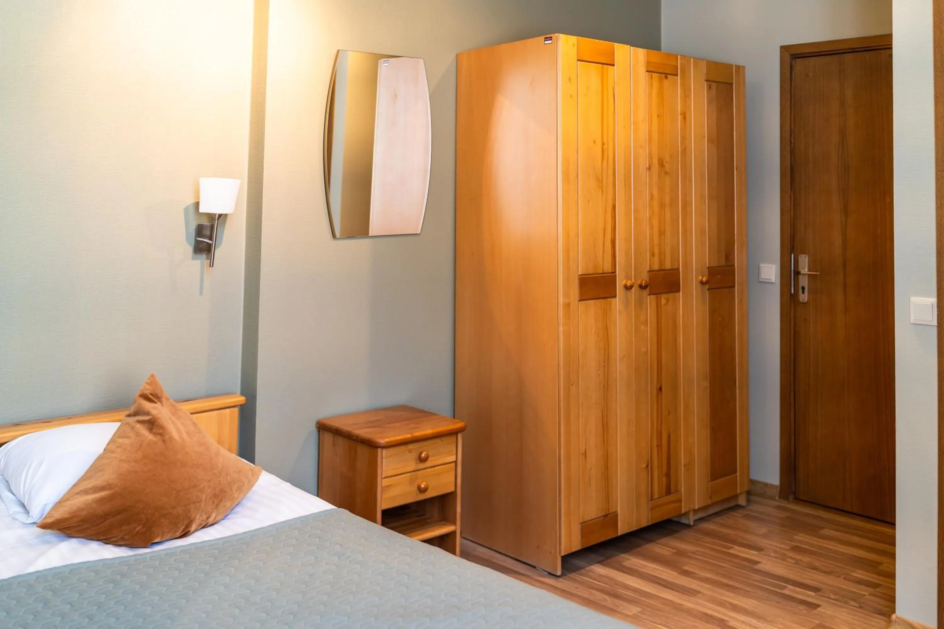 Bed in Apartamenti Kurshi