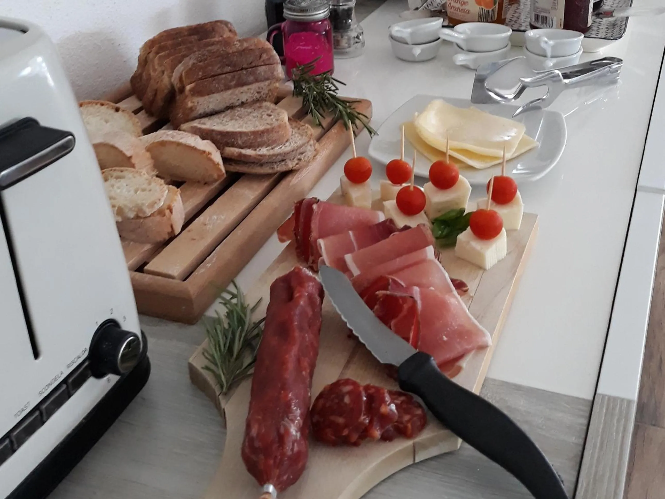 Continental breakfast in La Casa di Nina