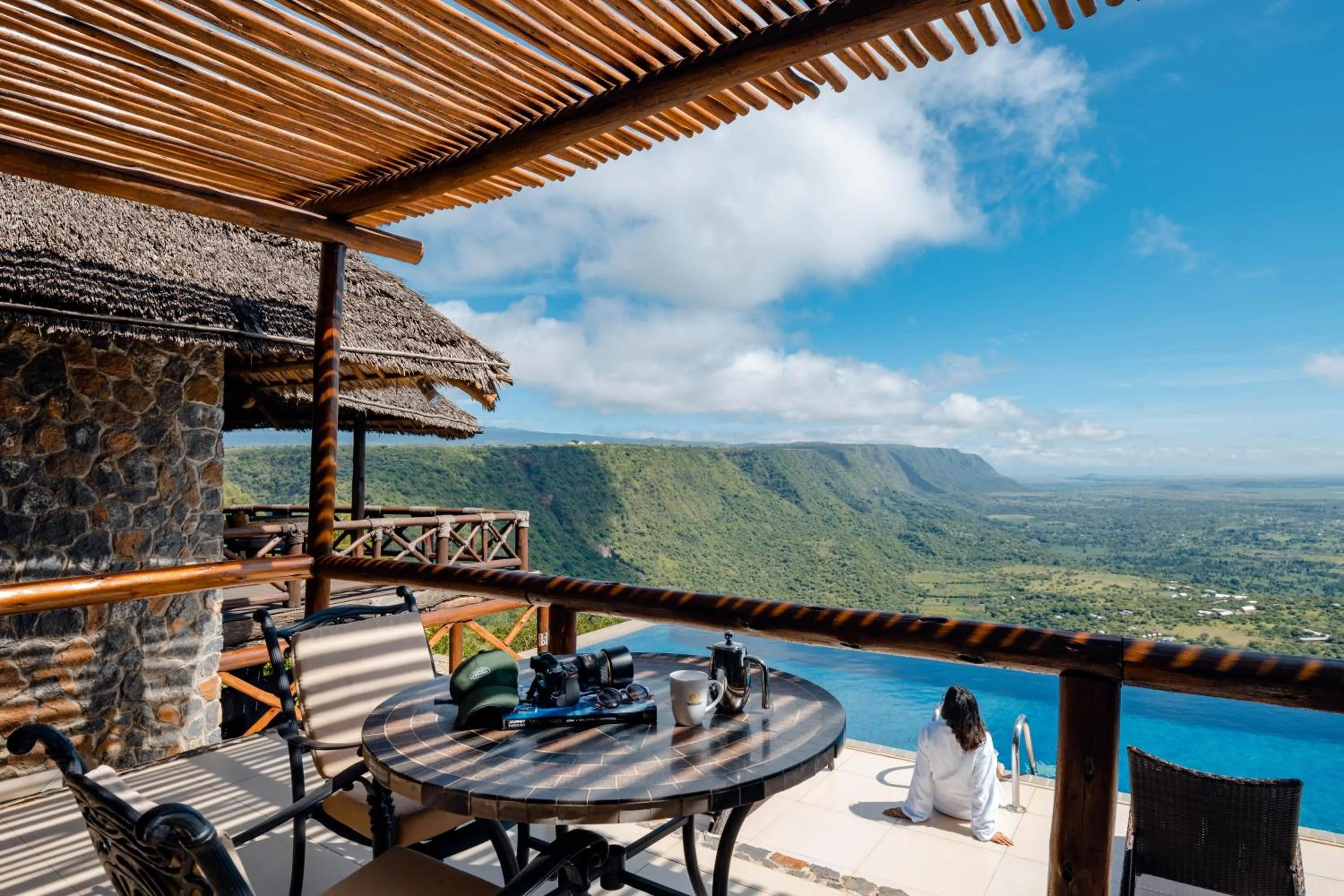 Mountain view in Lake Manyara Kilimamoja Lodge