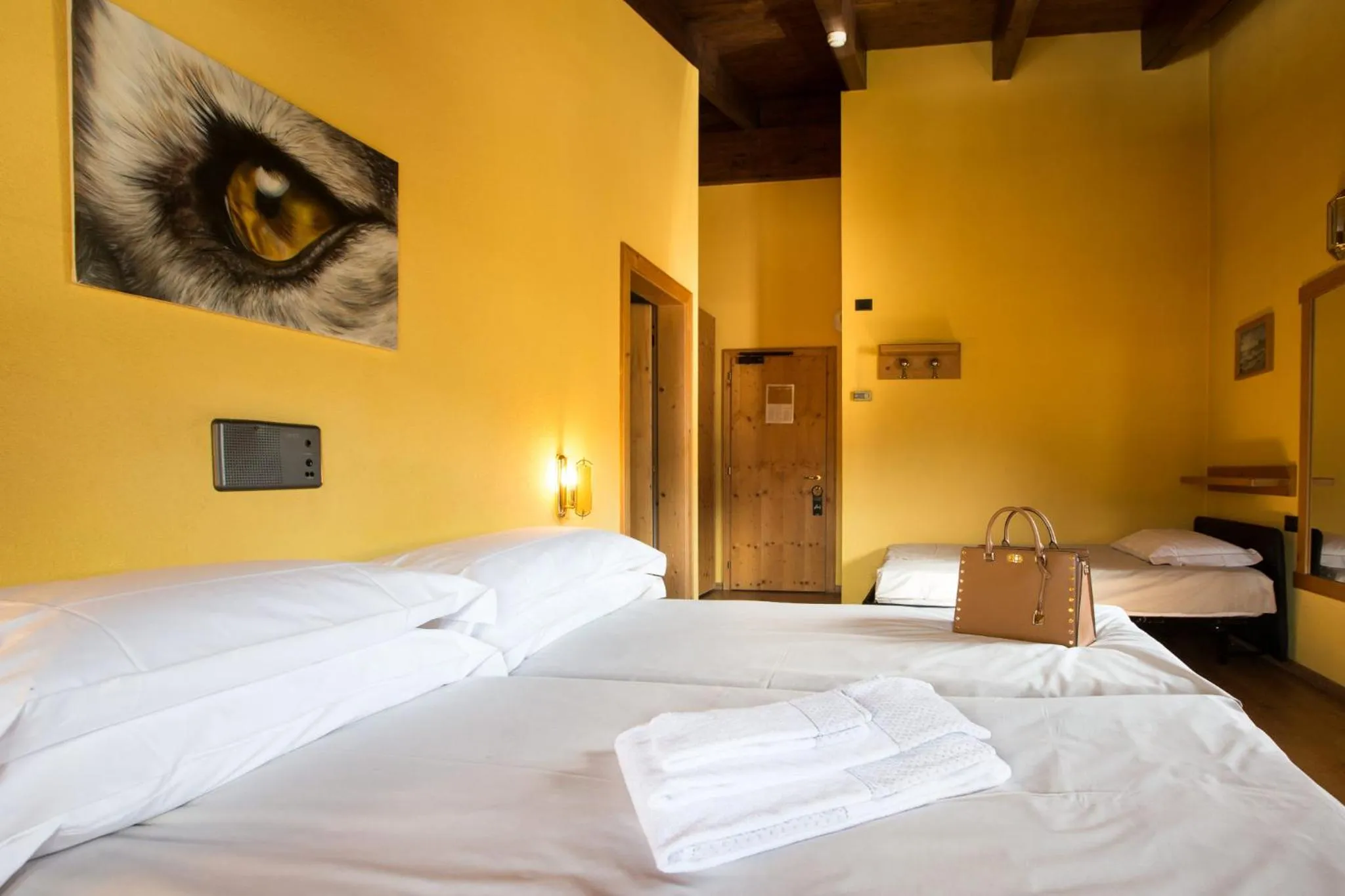 Bed in Hotel Angelica