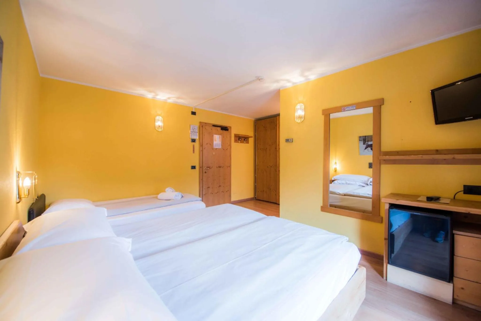 Bed in Hotel Angelica