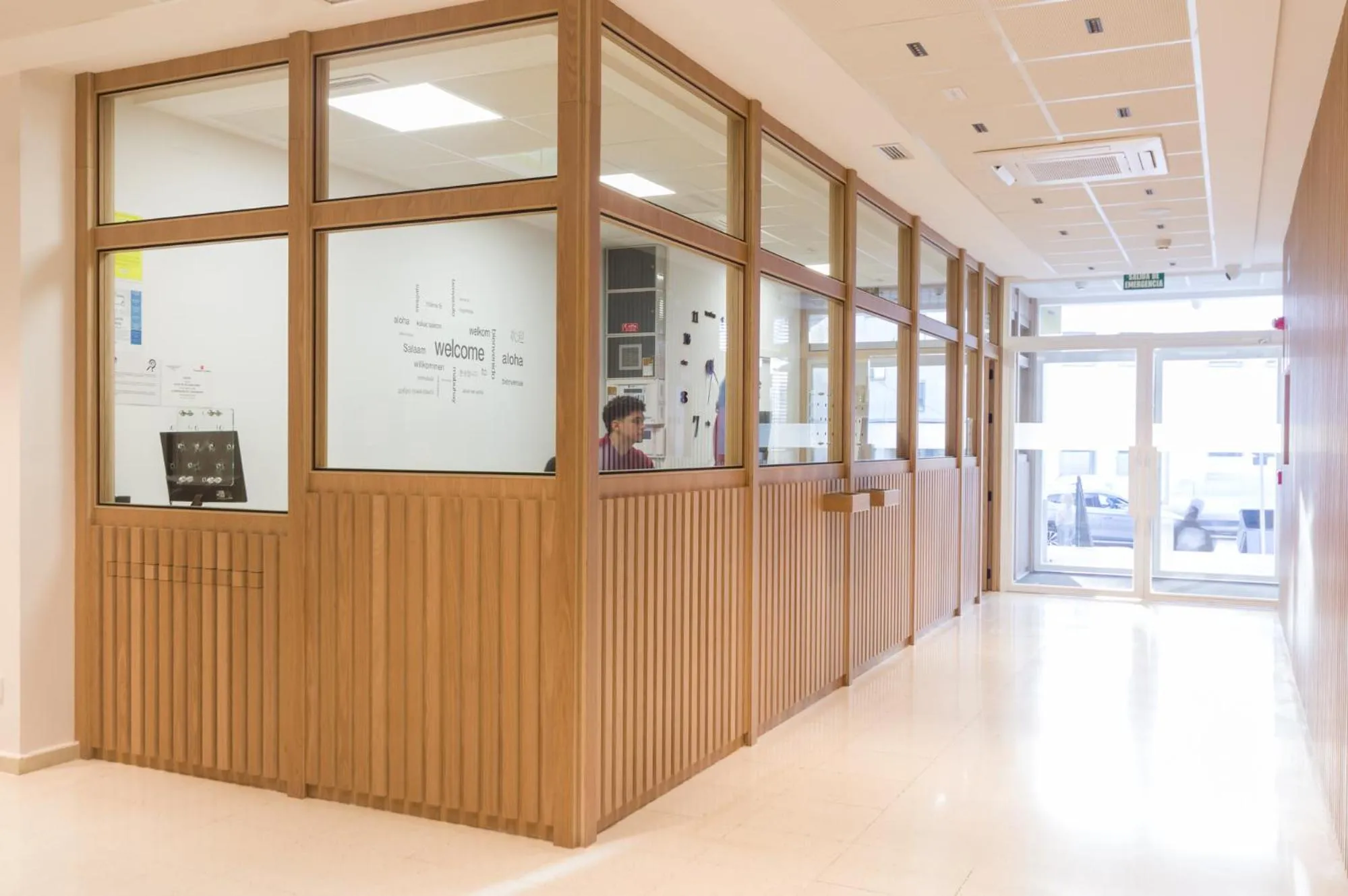 Lobby or reception in Hostal Welcome