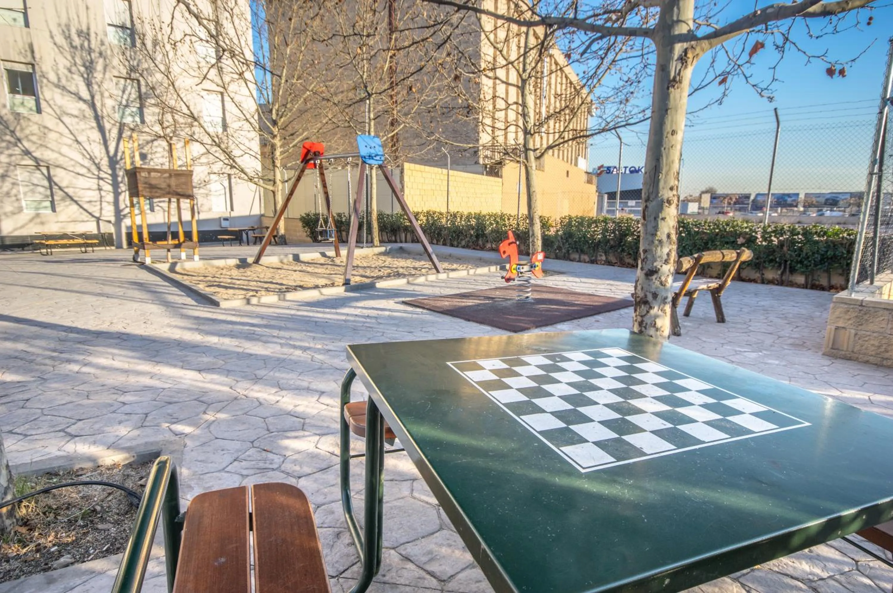 Patio in Hostal Welcome