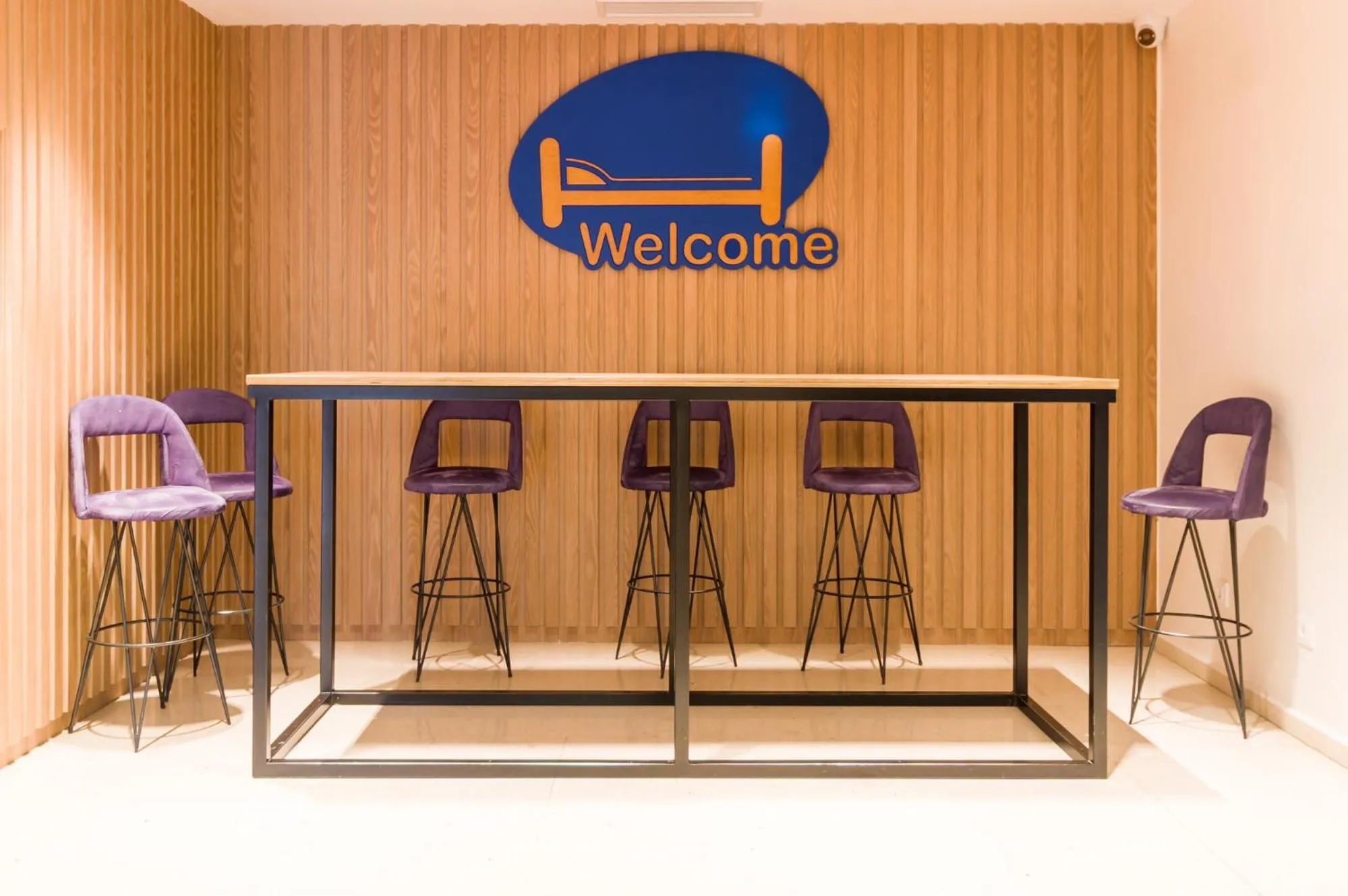 Lobby or reception in Hostal Welcome