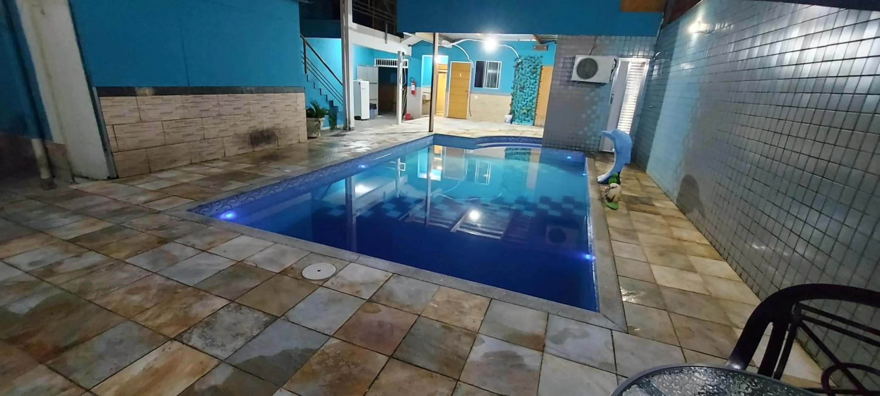 Pool view in Pousada Casa Familia