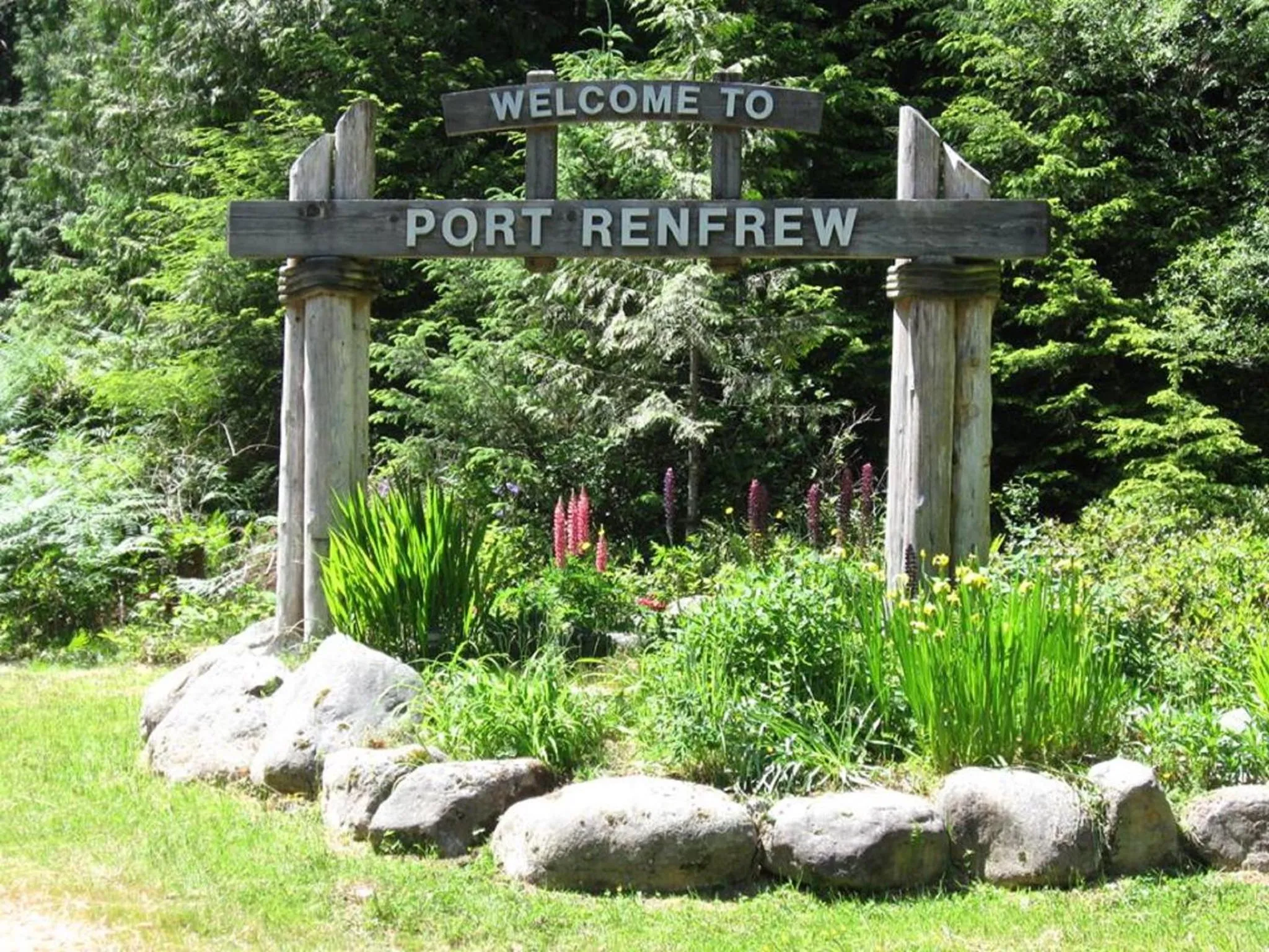 Landmark view in Fish Tales Cottage