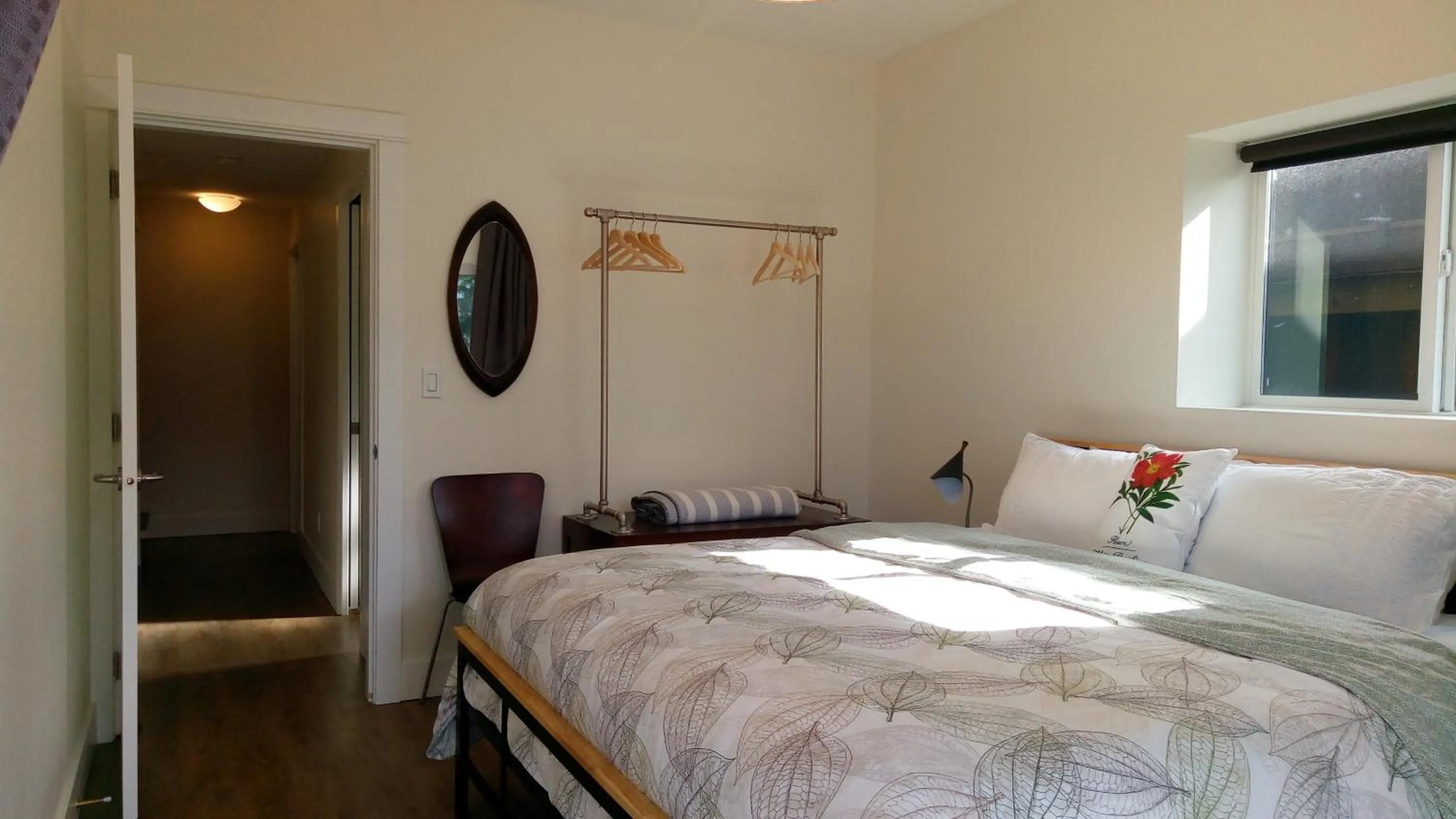 Bed in Fish Tales Cottage