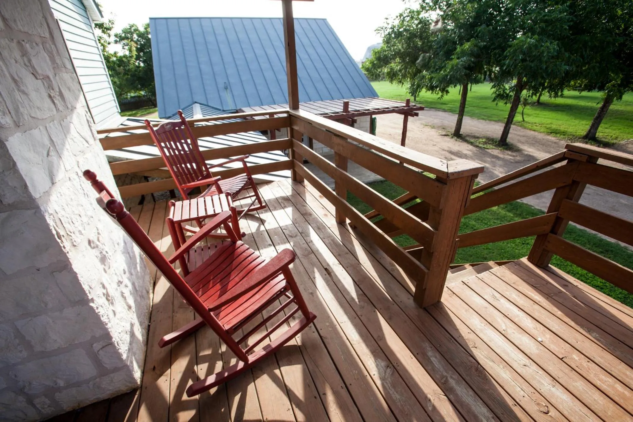 Balcony/Terrace in Gruene Cottages