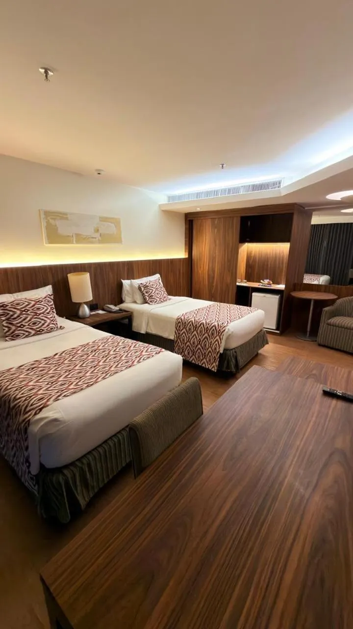 Bed in Grand Bittar Hotel