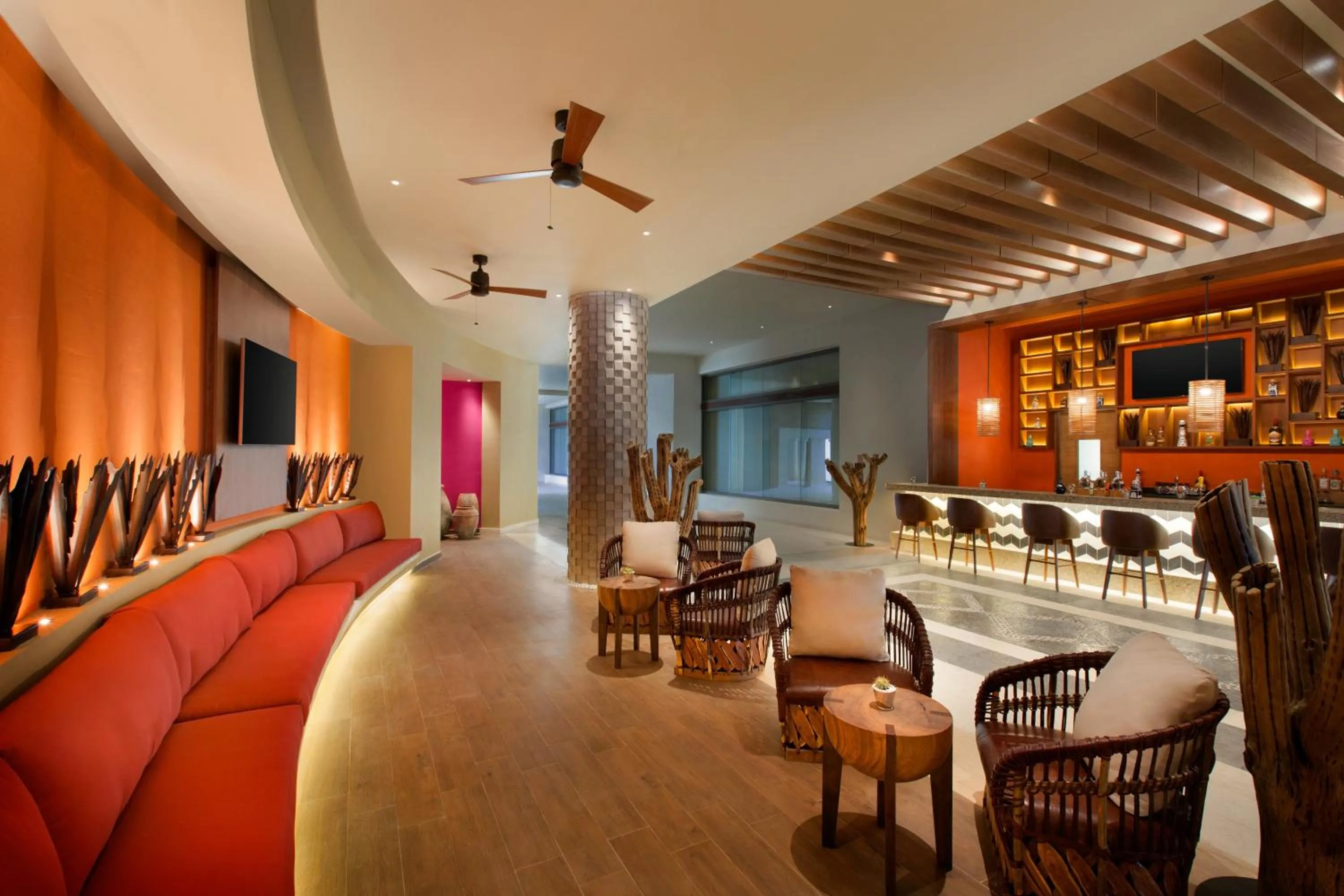 Lounge or bar in Turquoize at Hyatt Ziva Cancun - Adults Only - All Inclusive