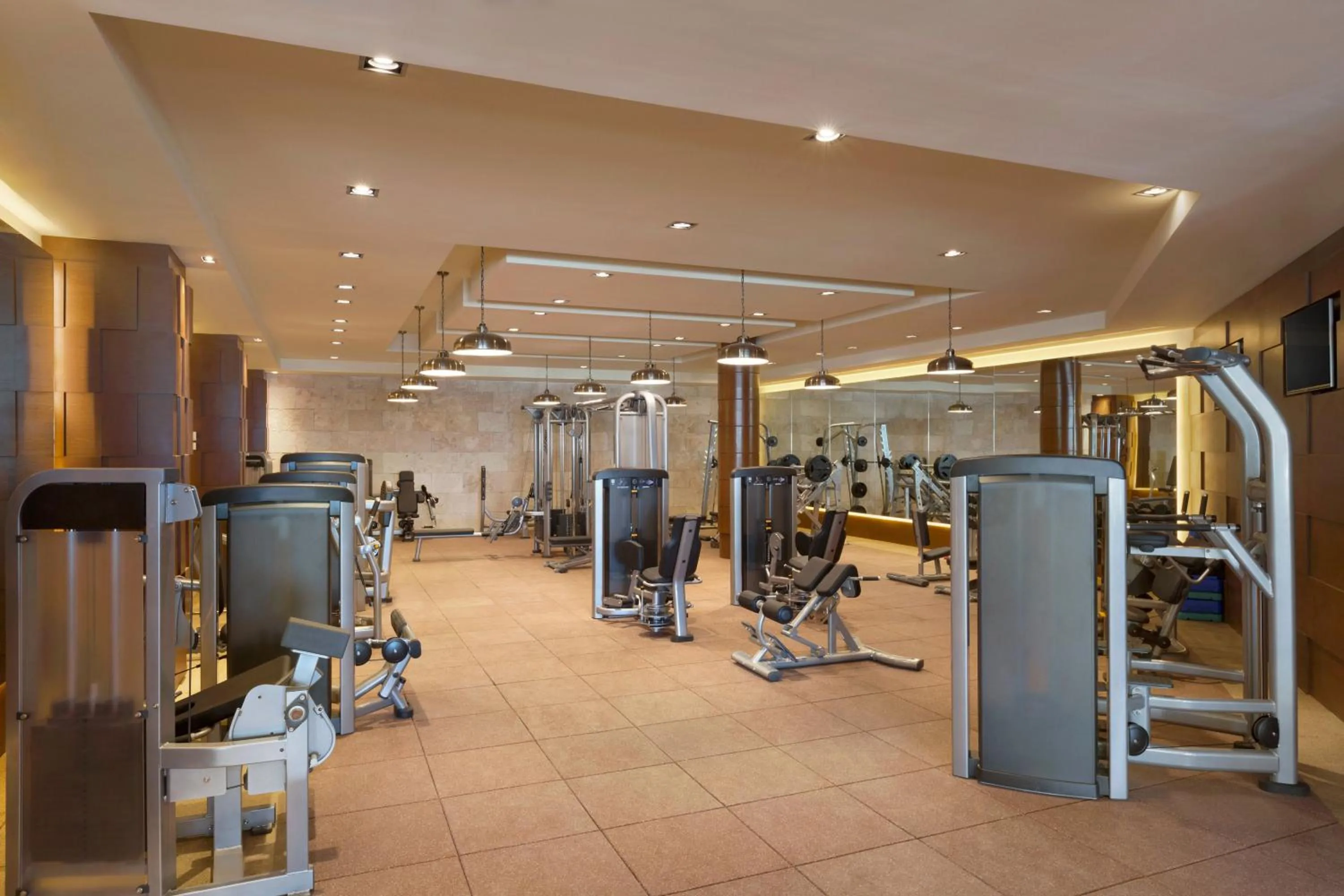 Fitness centre/facilities in Turquoize at Hyatt Ziva Cancun - Adults Only - All Inclusive
