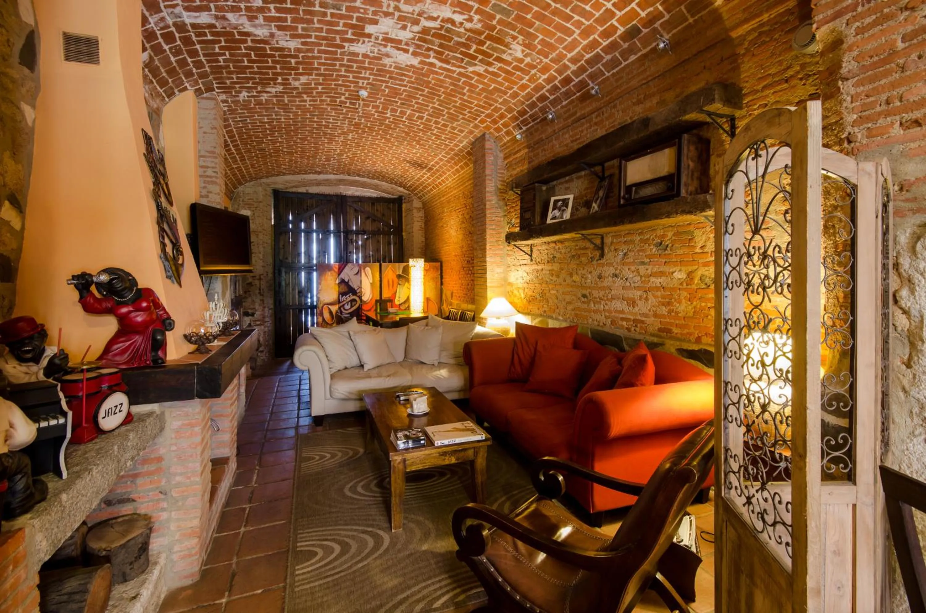 Living room in Hotel Rural Cerro Principe