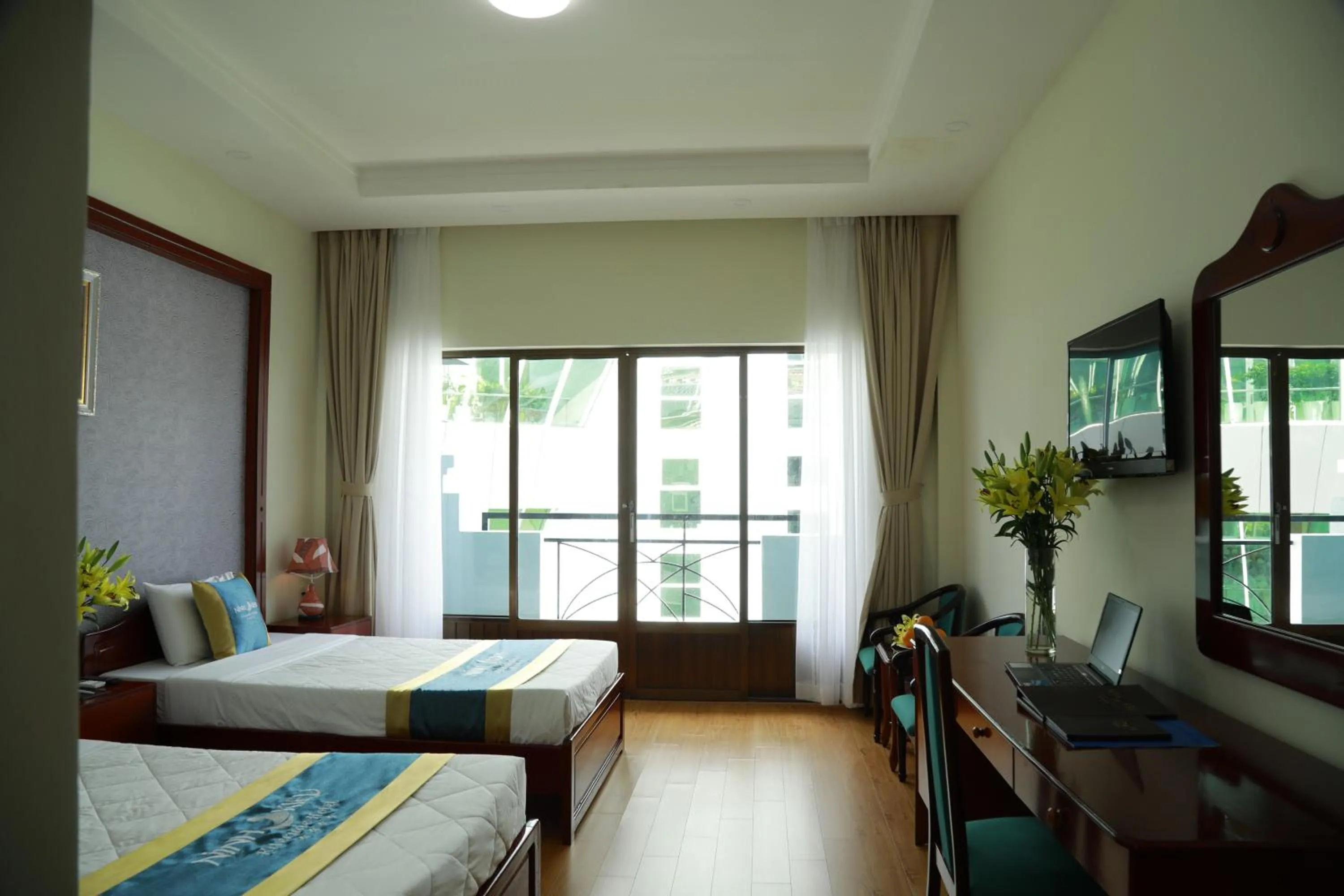 Bed in Ninh Kieu Riverside Hotel