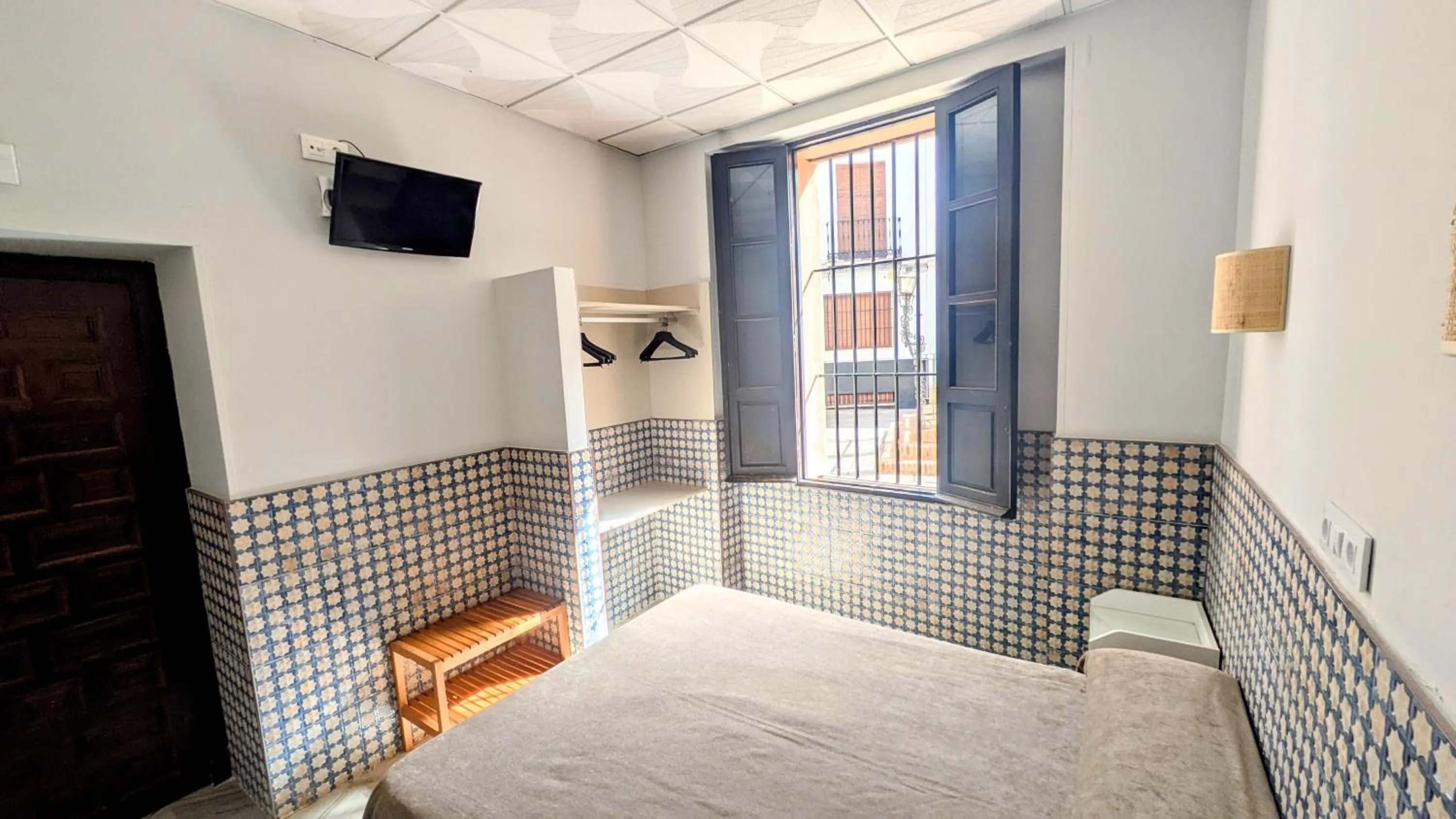 Bed in Hotel Patio de las Cruces