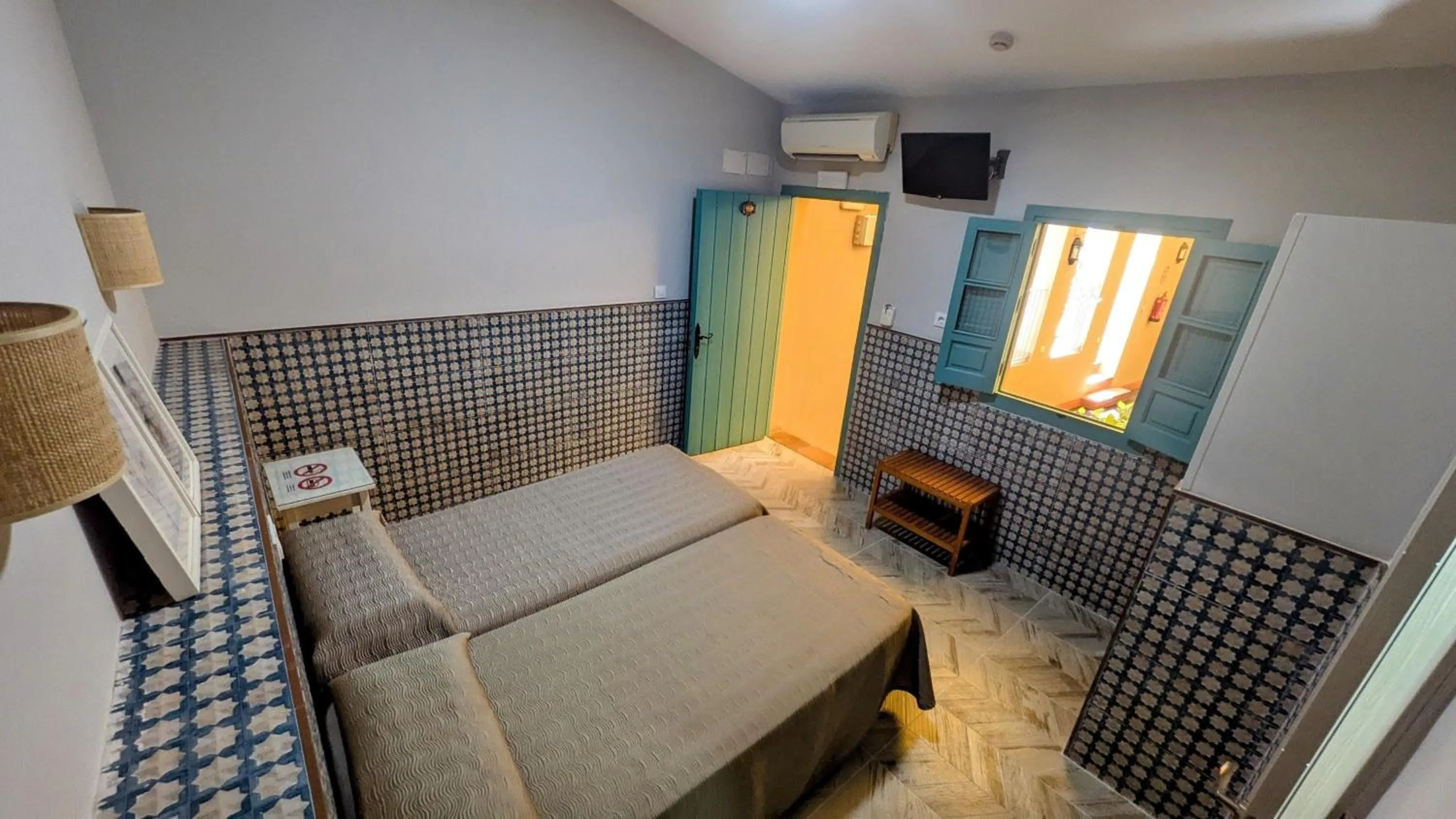 Bed in Hotel Patio de las Cruces